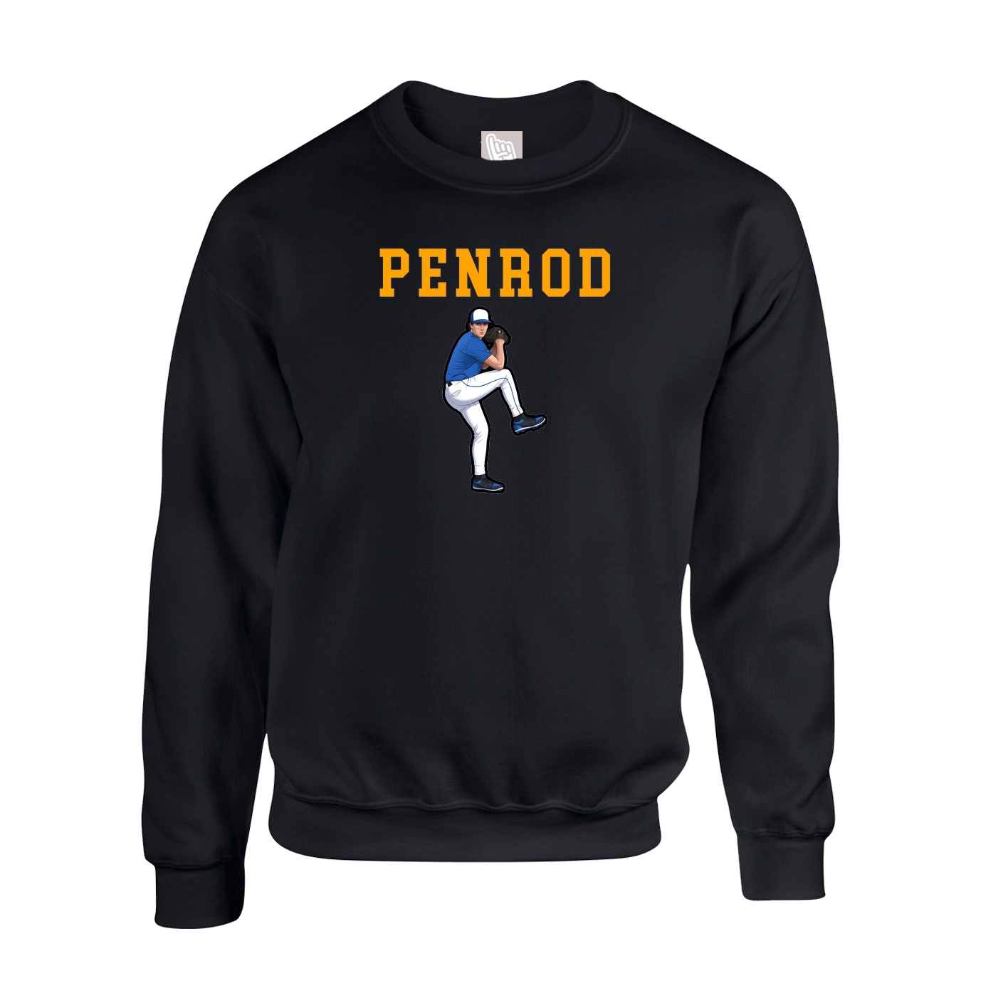 Fleece Crew — Shirsey in Black