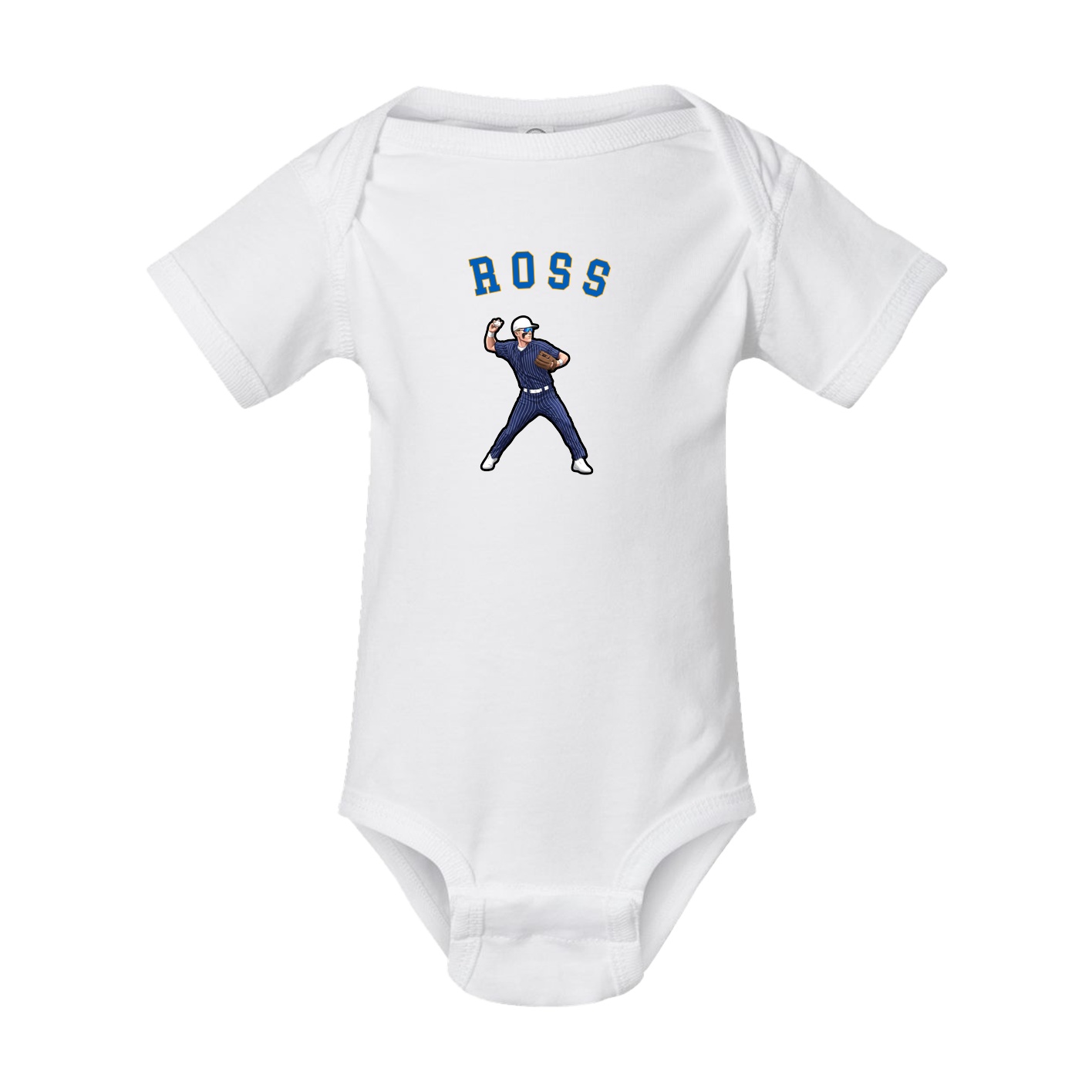 Baby Onesie — Shirsey Arch in White