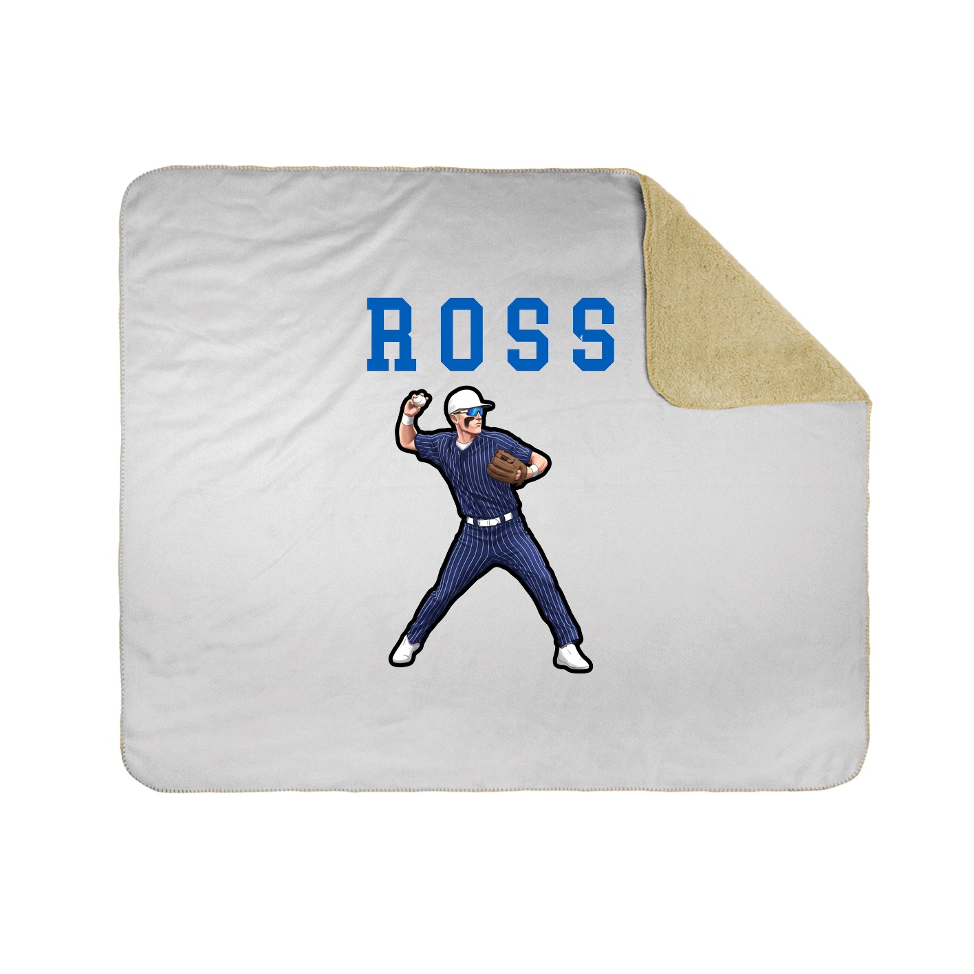 Throw Blanket — Shirsey in White