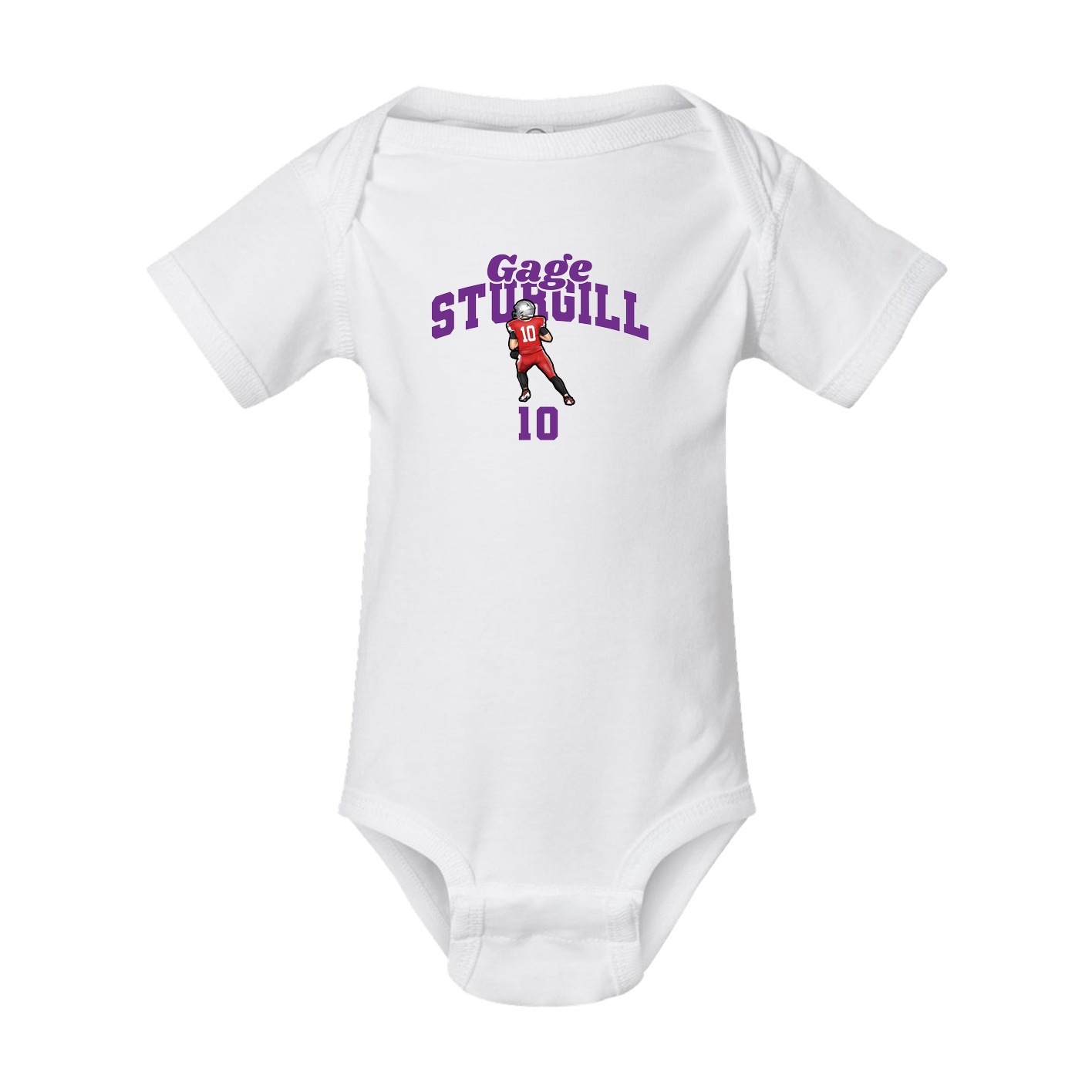 Baby Onesie — Signature Arch in White
