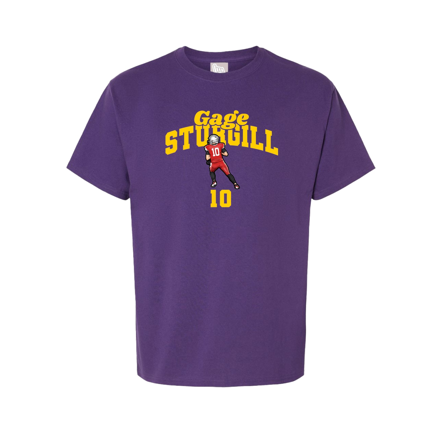 Tee — Signature Arch in Purple
