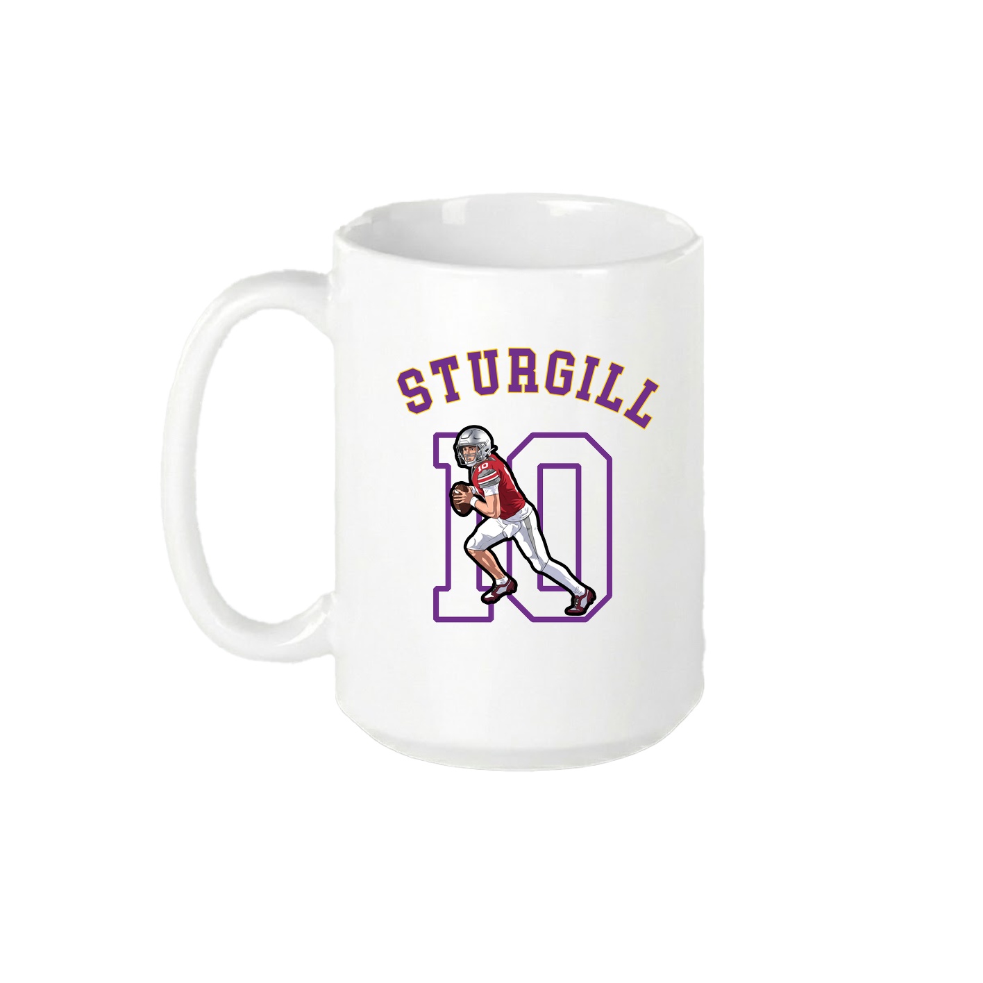 15oz Coffee Mug — Shirsey Arch in White