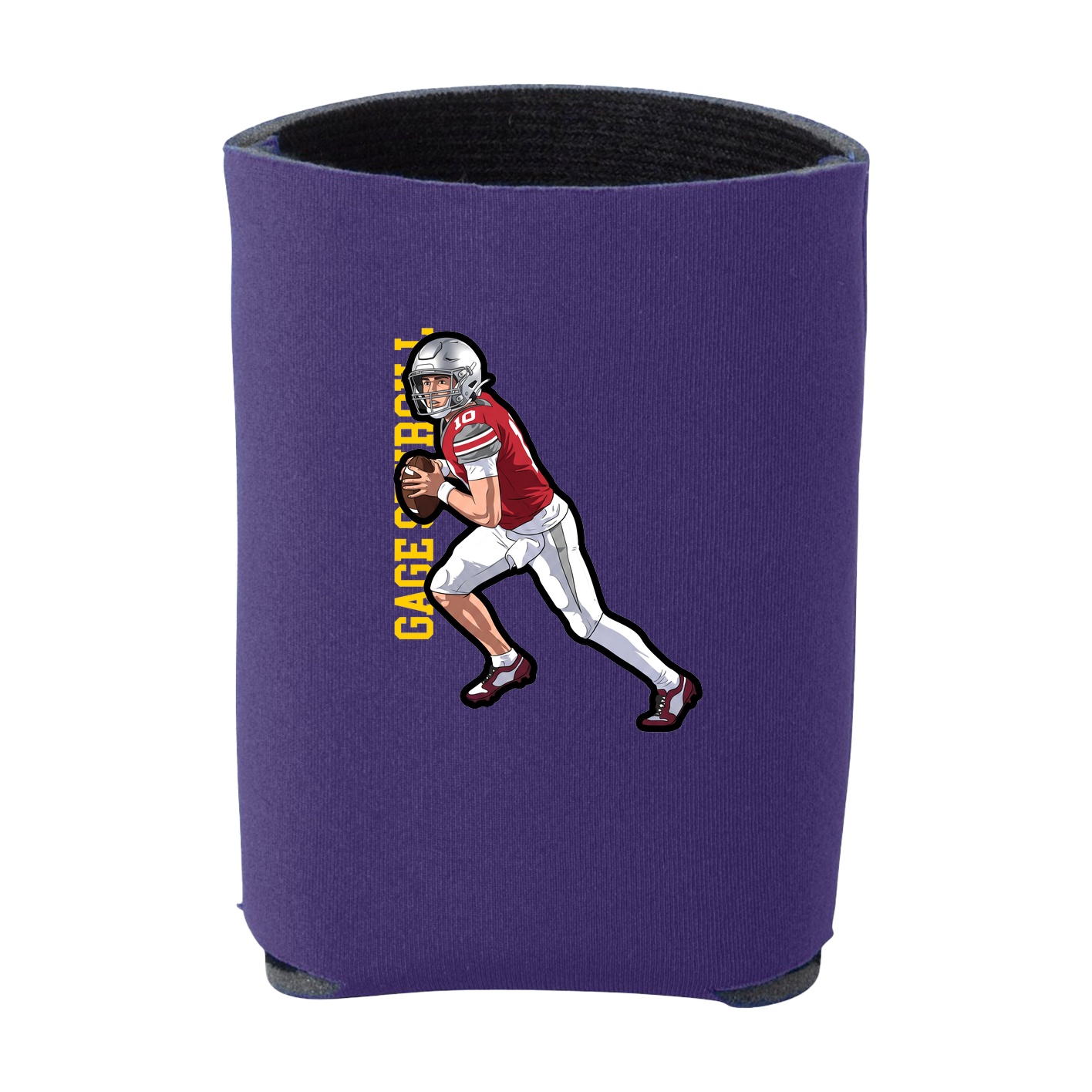 Can Holder — Name Vertical in Purple