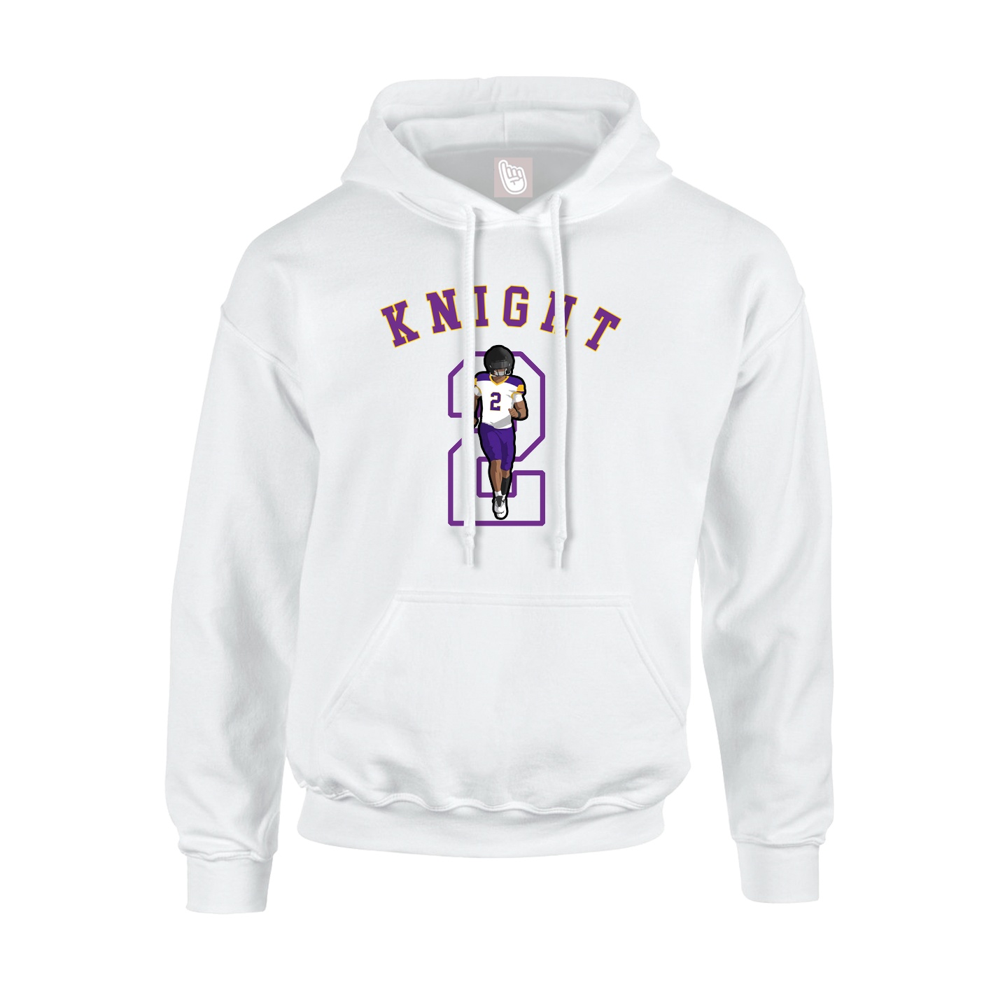 Hoodie — Shirsey Arch in White