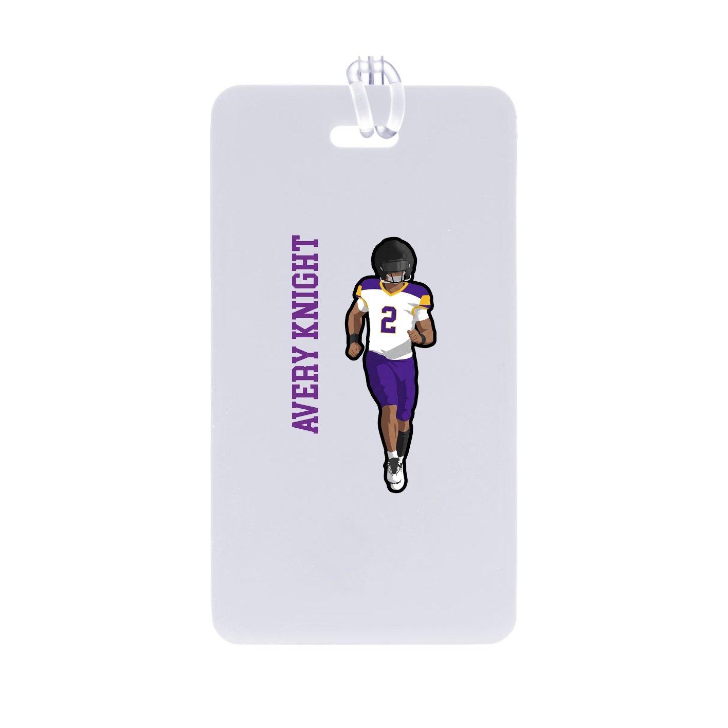 Bag Tag — Name Vertical in Classic