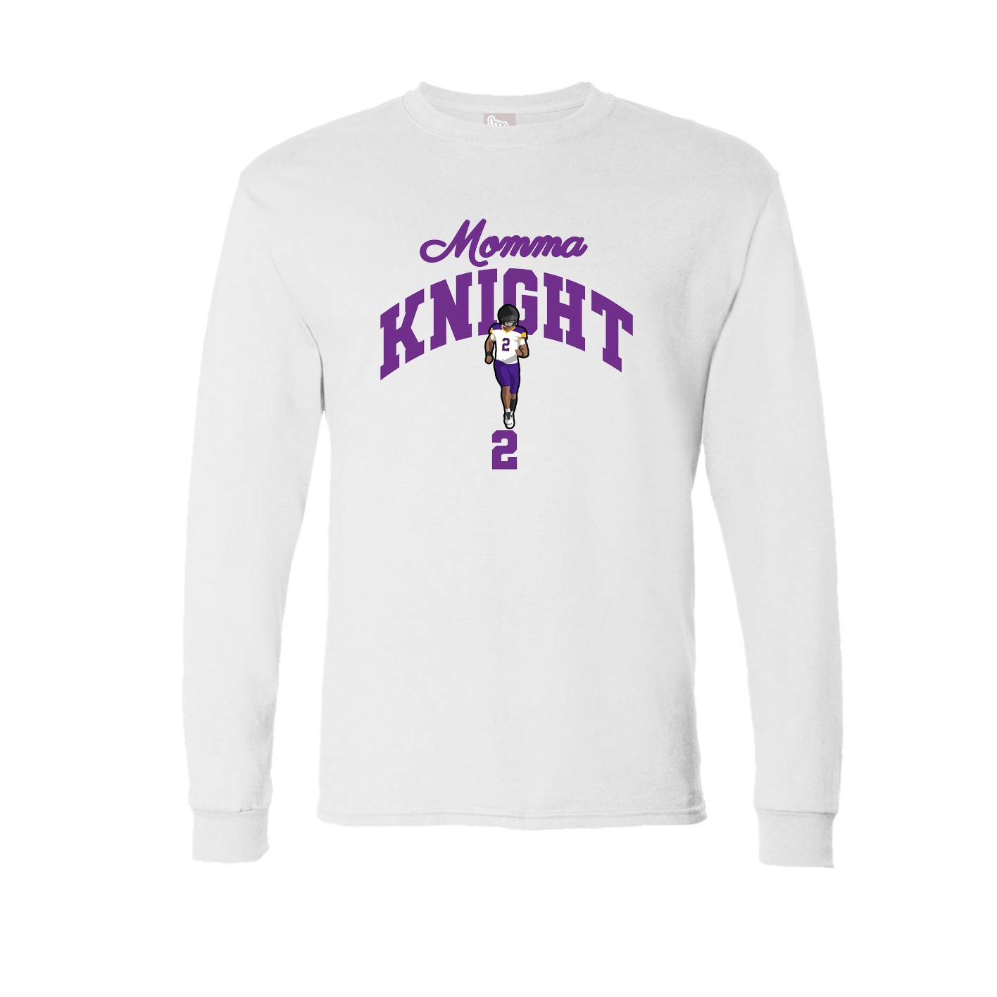 Long Sleeve Tee — Mothers Day Arch in White