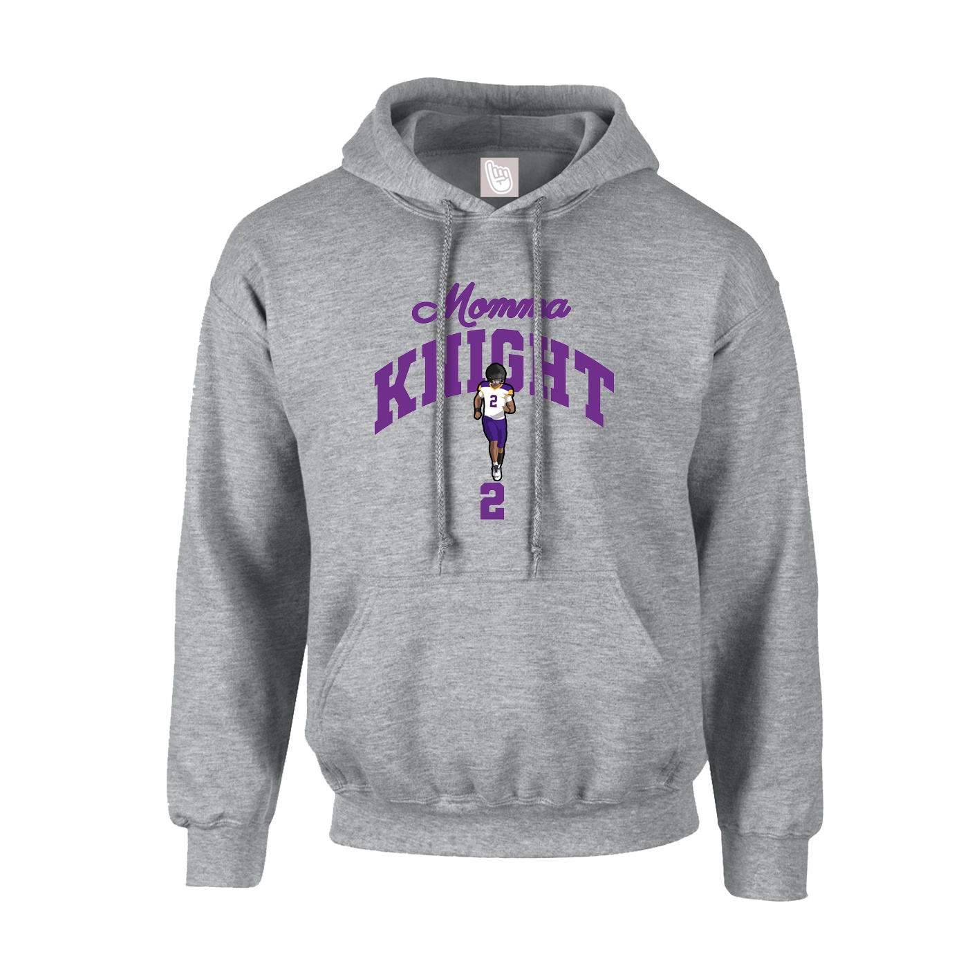 Hoodie — Mothers Day Arch in Grey