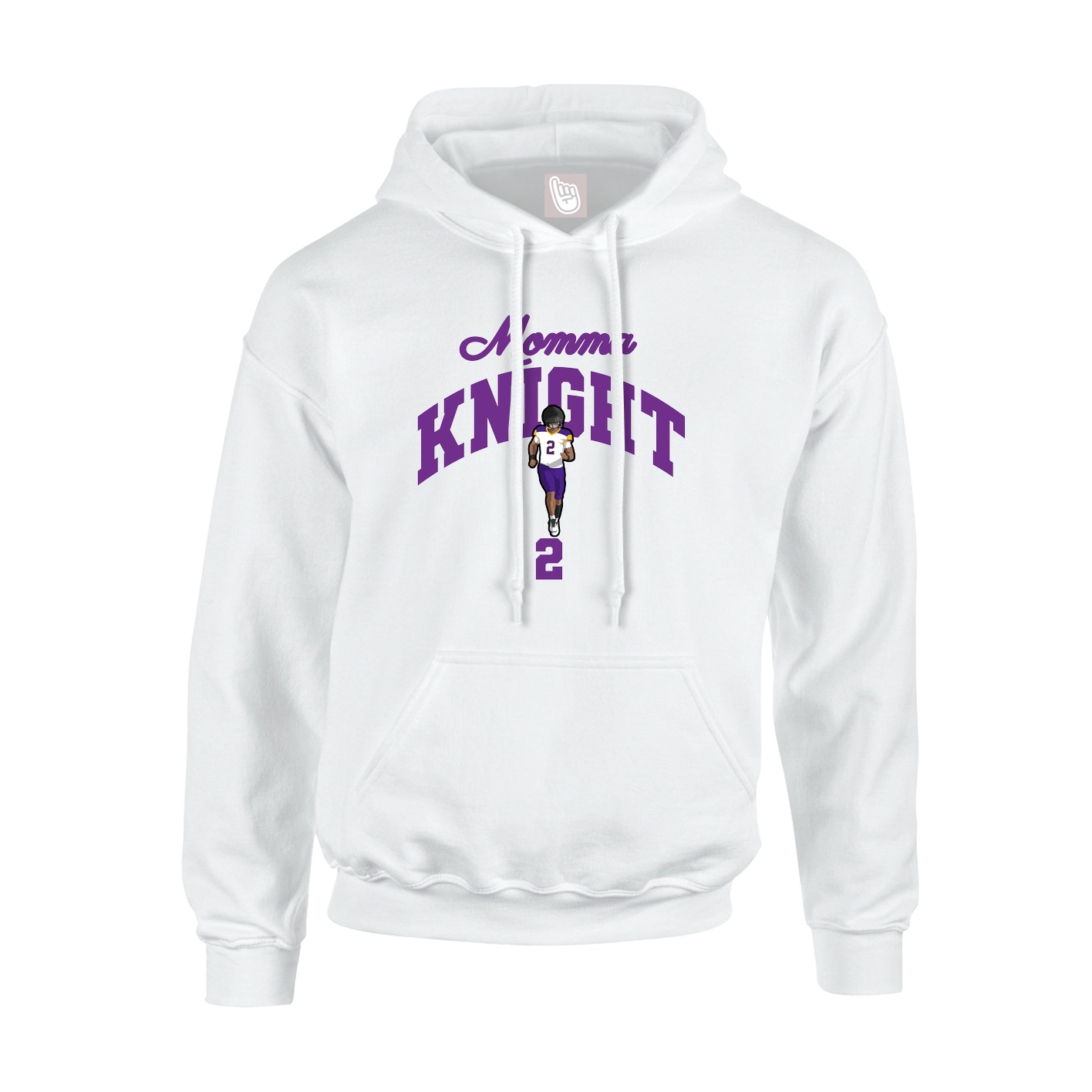 Youth Hoodie — Mothers Day Arch in White