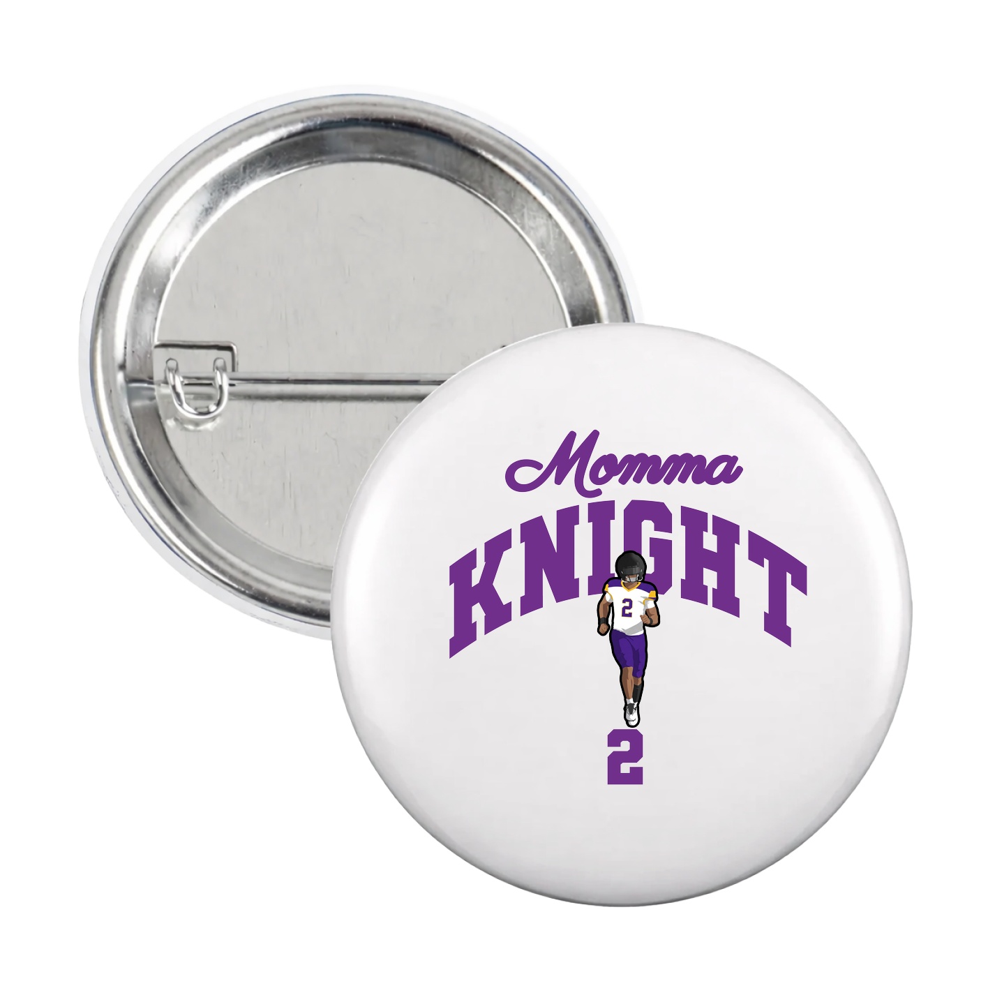 Game Day Button — Mothers Day Arch in White