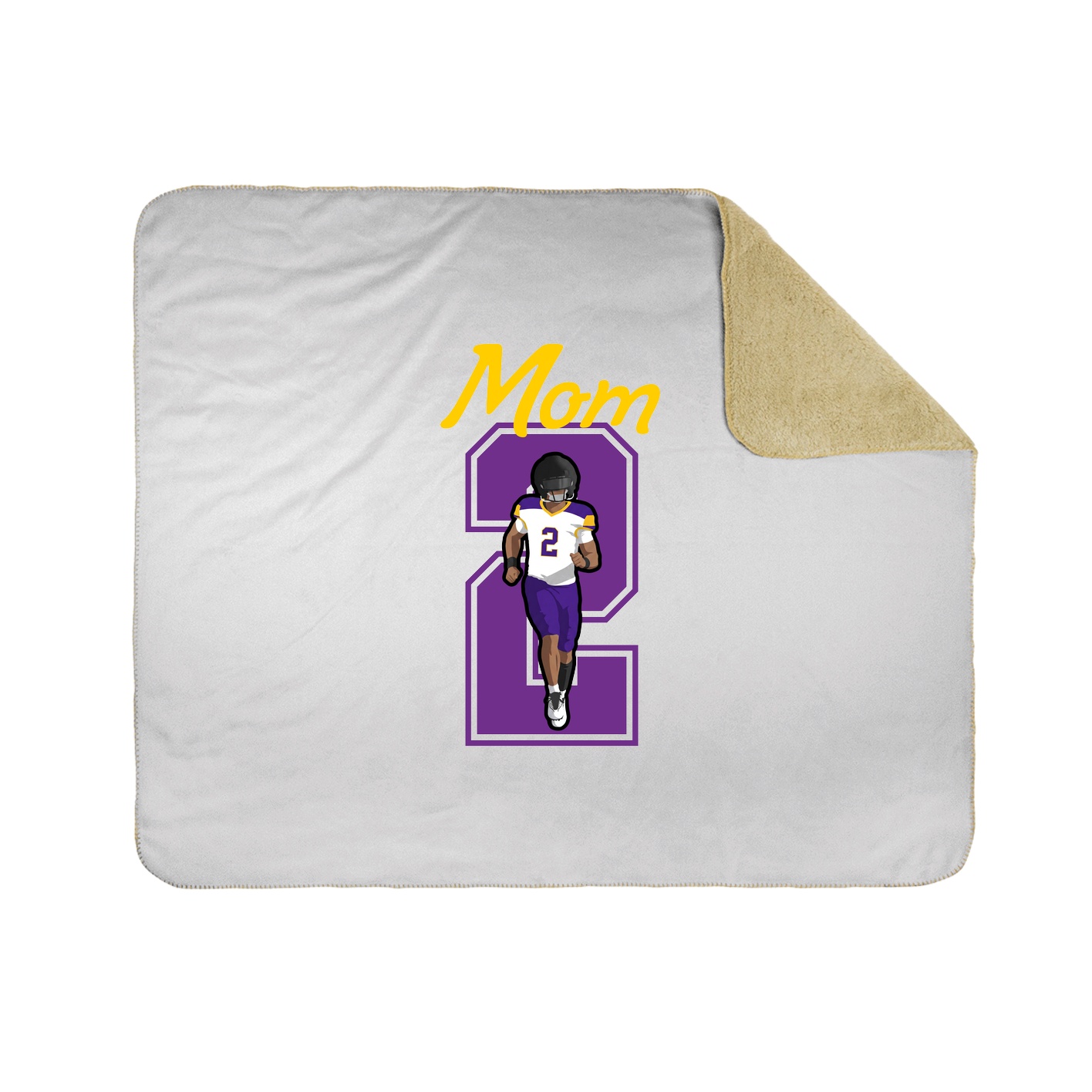 Throw Blanket — Mothers Day Shirsey in White
