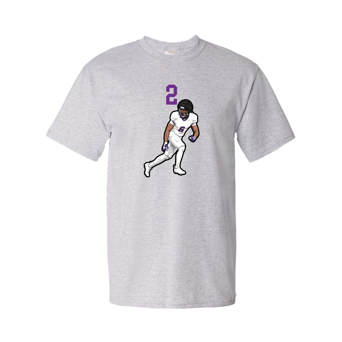 Tee — Number Top in Grey