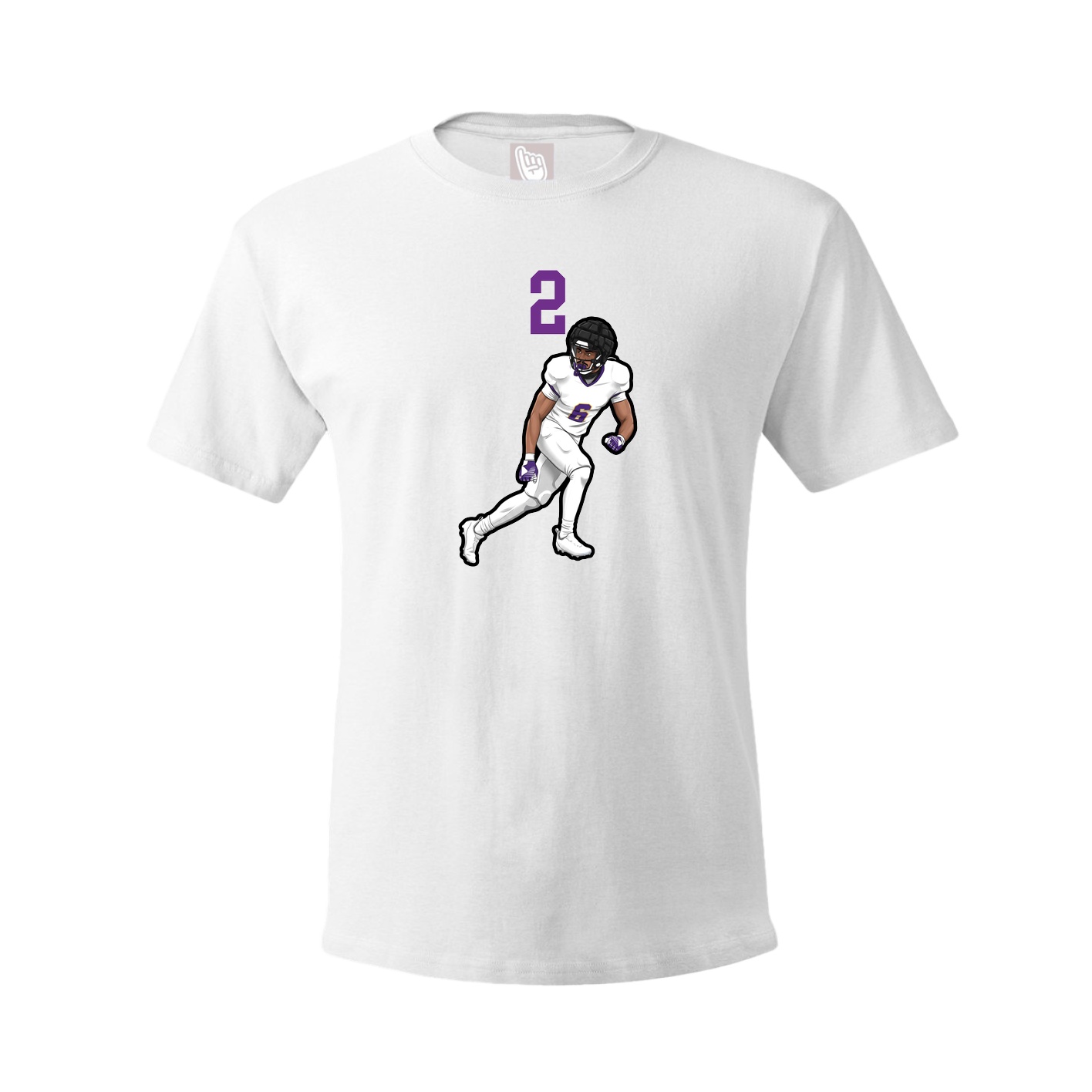 Tee — Number Top in White