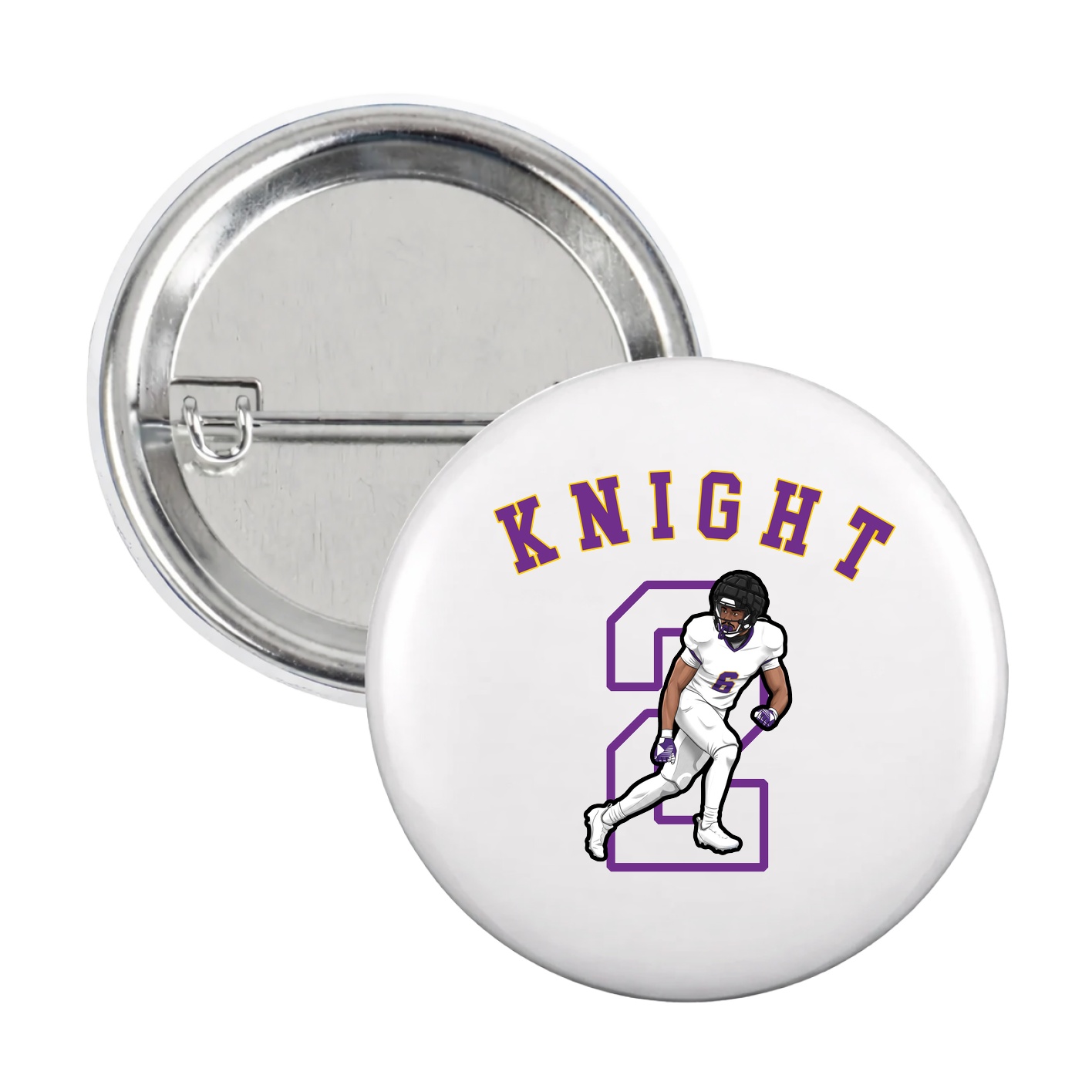 Game Day Button — Shirsey Arch in White
