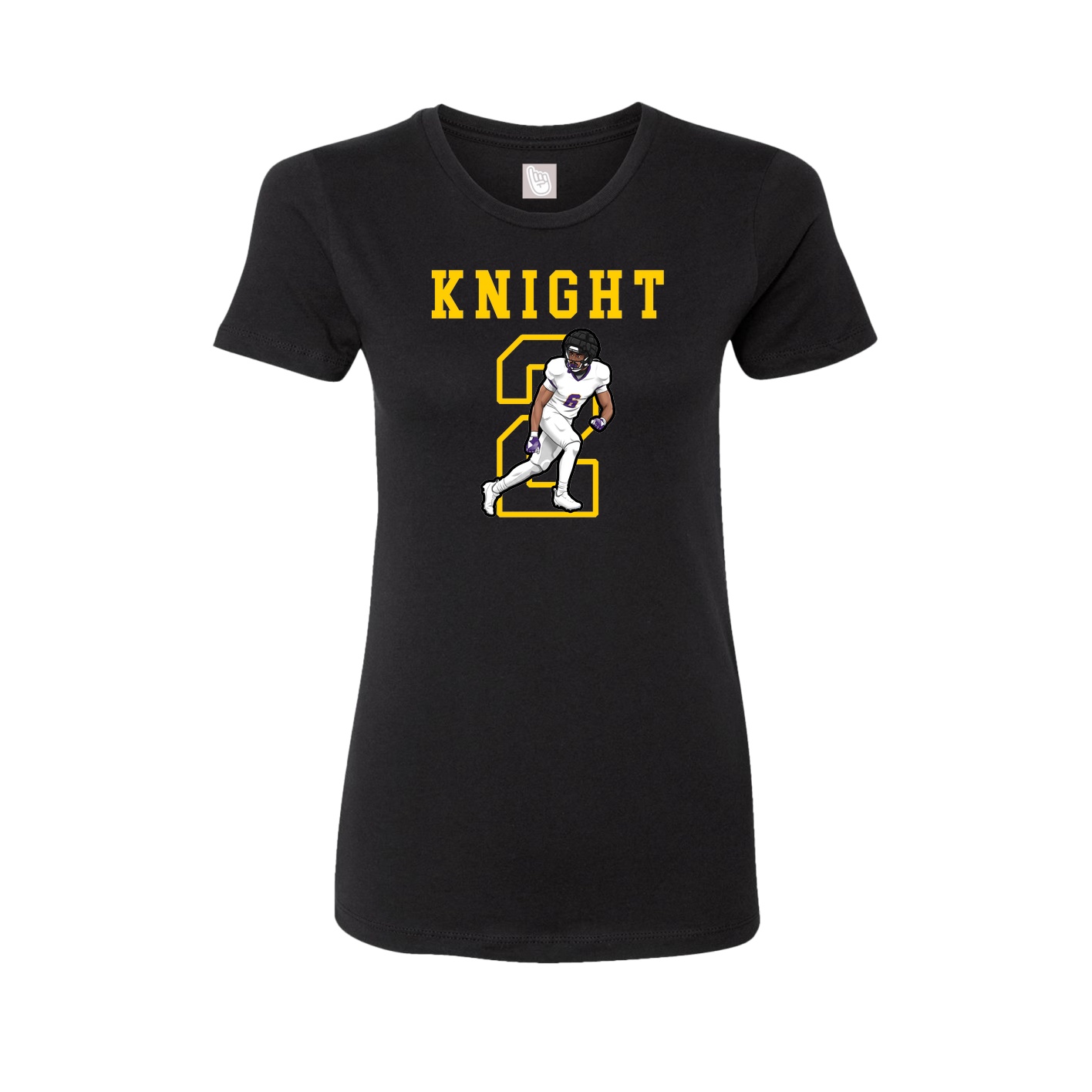 Fitted Women's Tee — Shirsey in Black