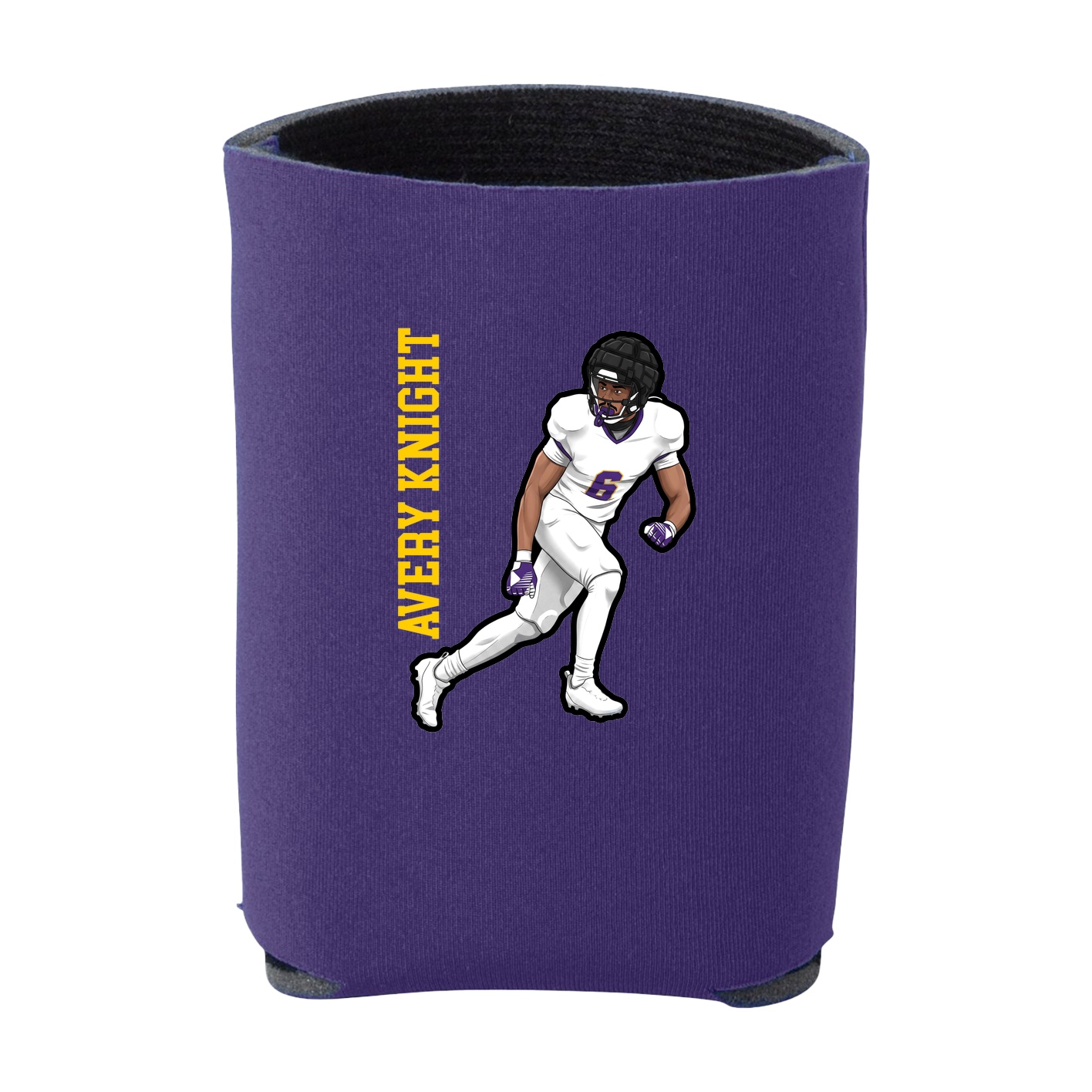 Can Holder — Name Vertical in Purple