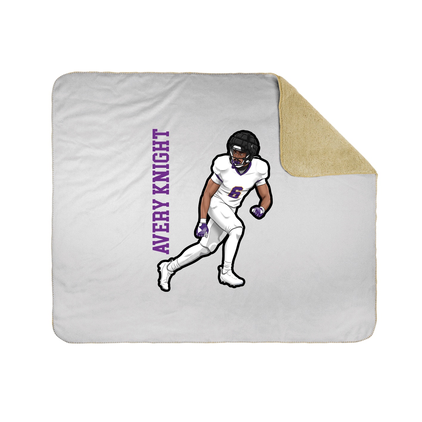 50x60 Sherpa Lined Throw Blanket