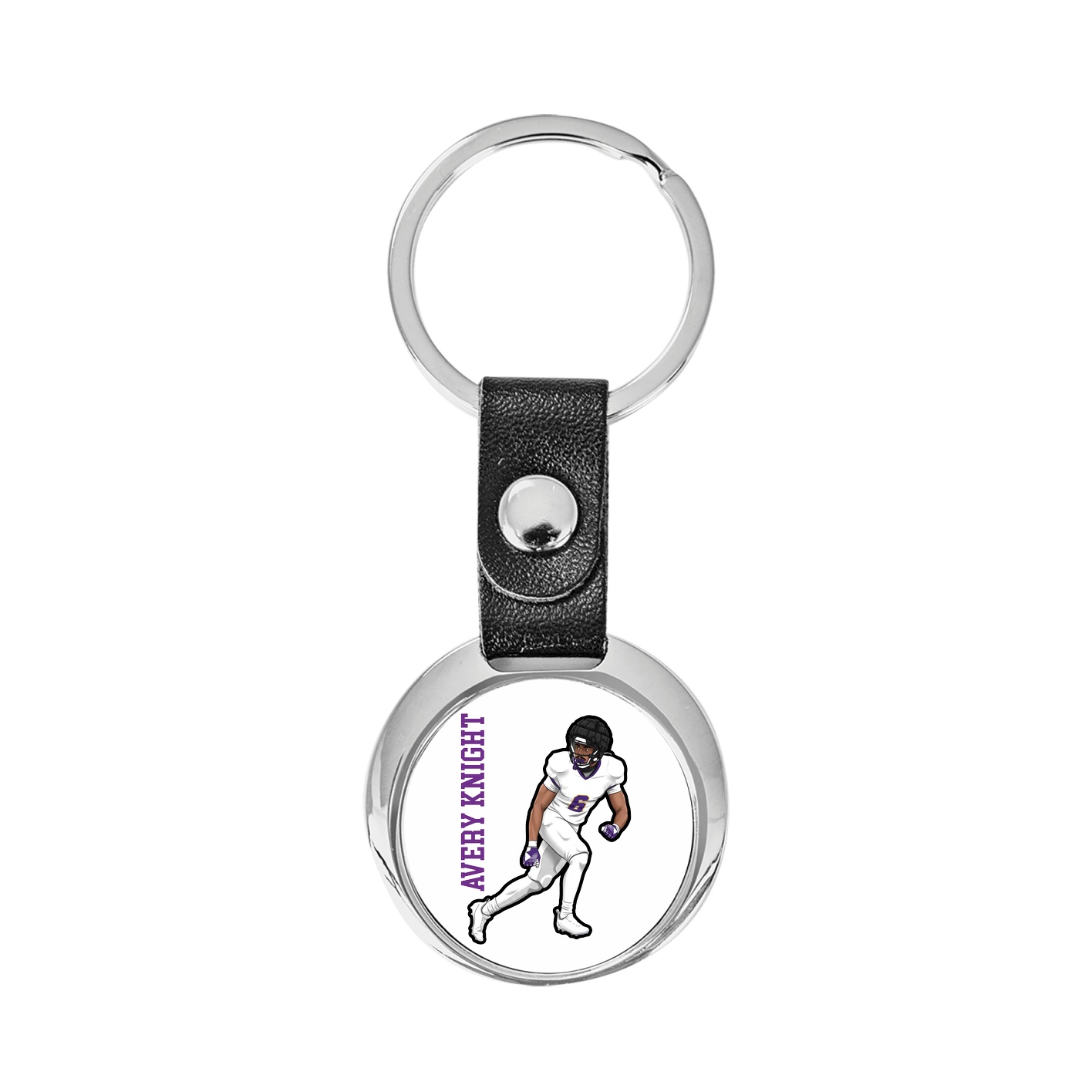 Key Chain — Name Vertical in Classic