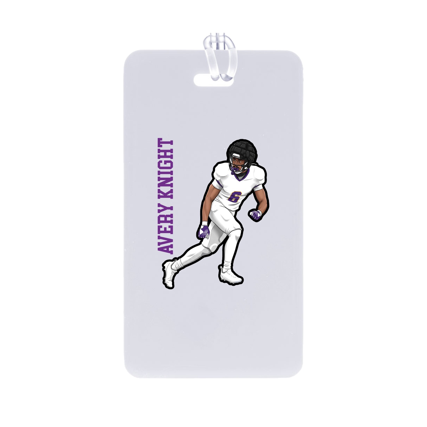 Bag Tag — Name Vertical in Classic