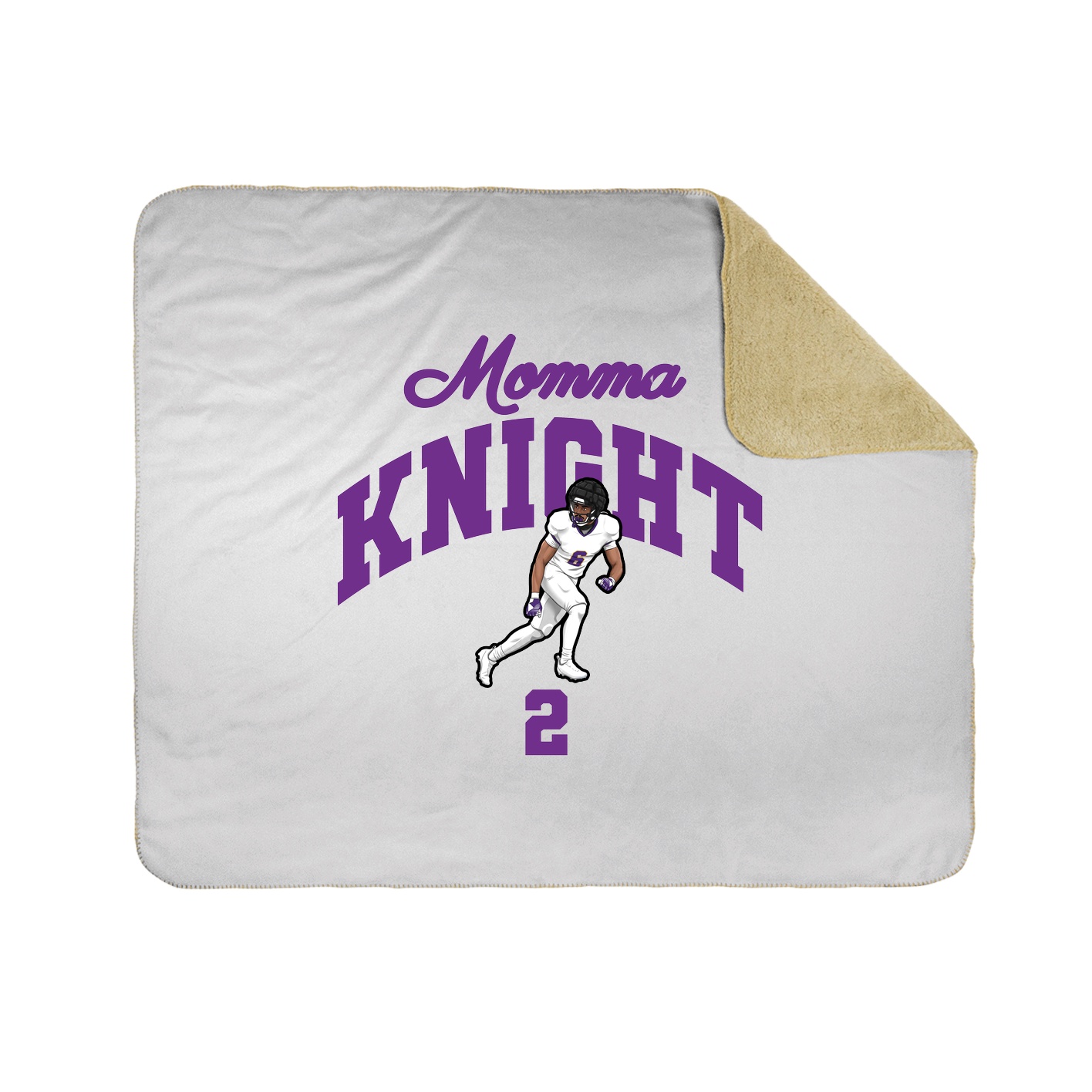 Throw Blanket — Mothers Day Arch in White