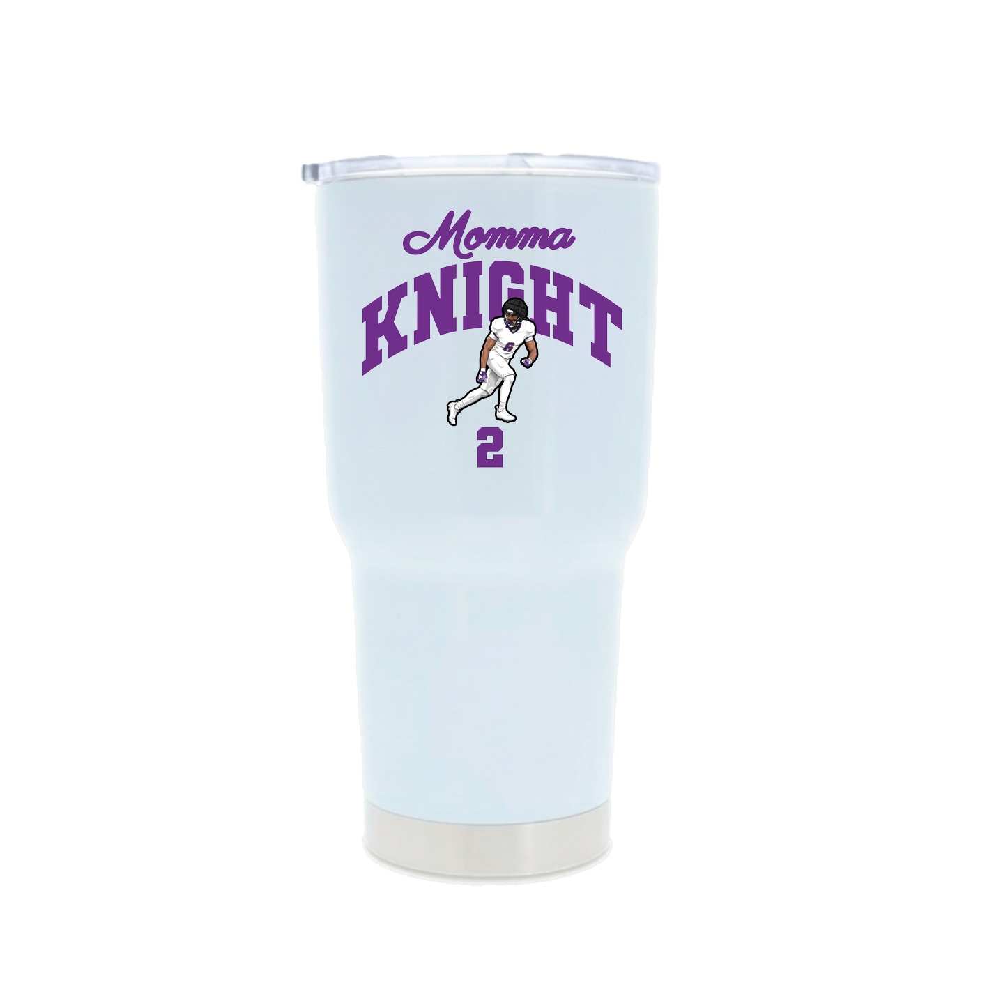 30oz Stainless Steel Tumbler — Mothers Day Arch in White