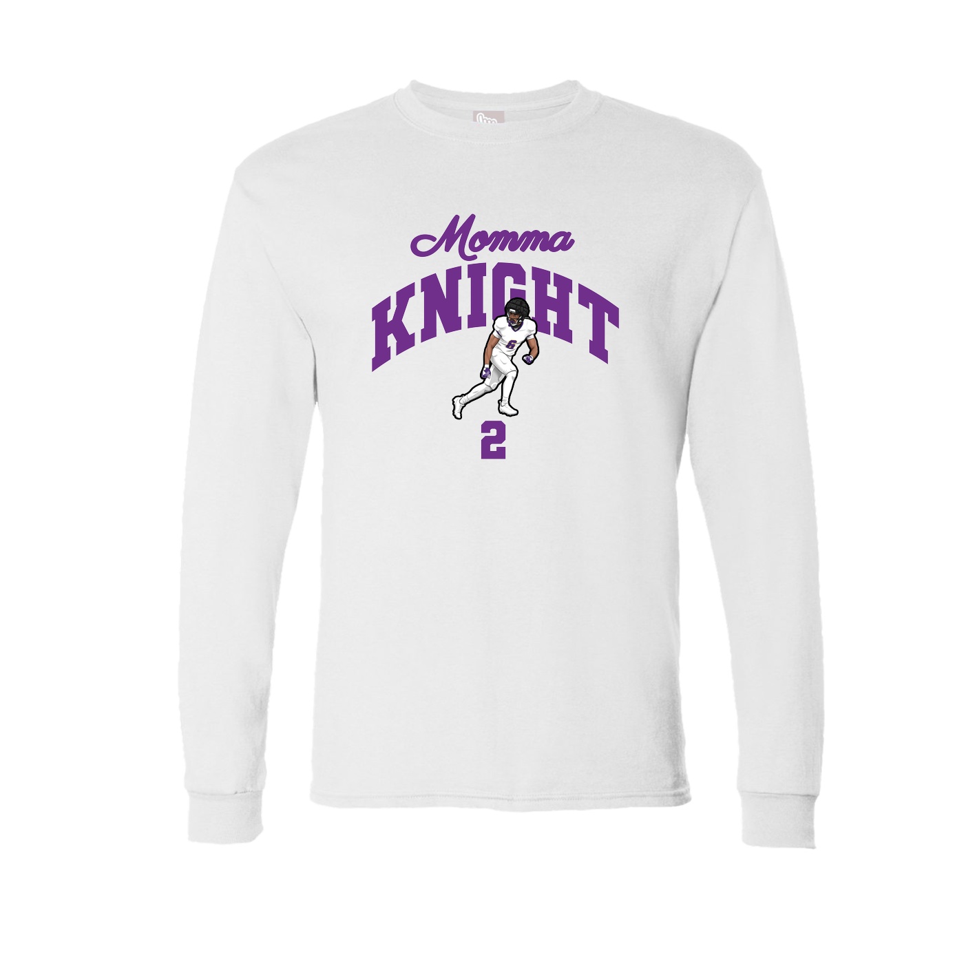 Long Sleeve Tee — Mothers Day Arch in White