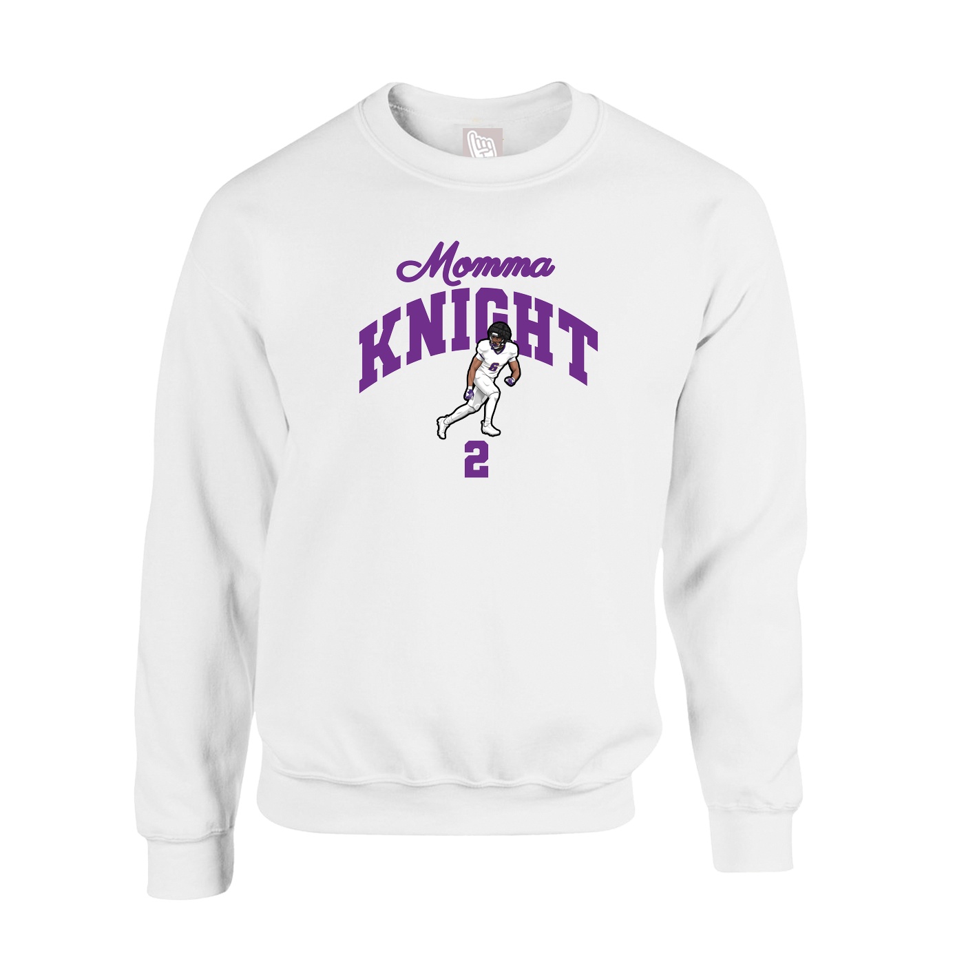 Fleece Crew — Mothers Day Arch in White