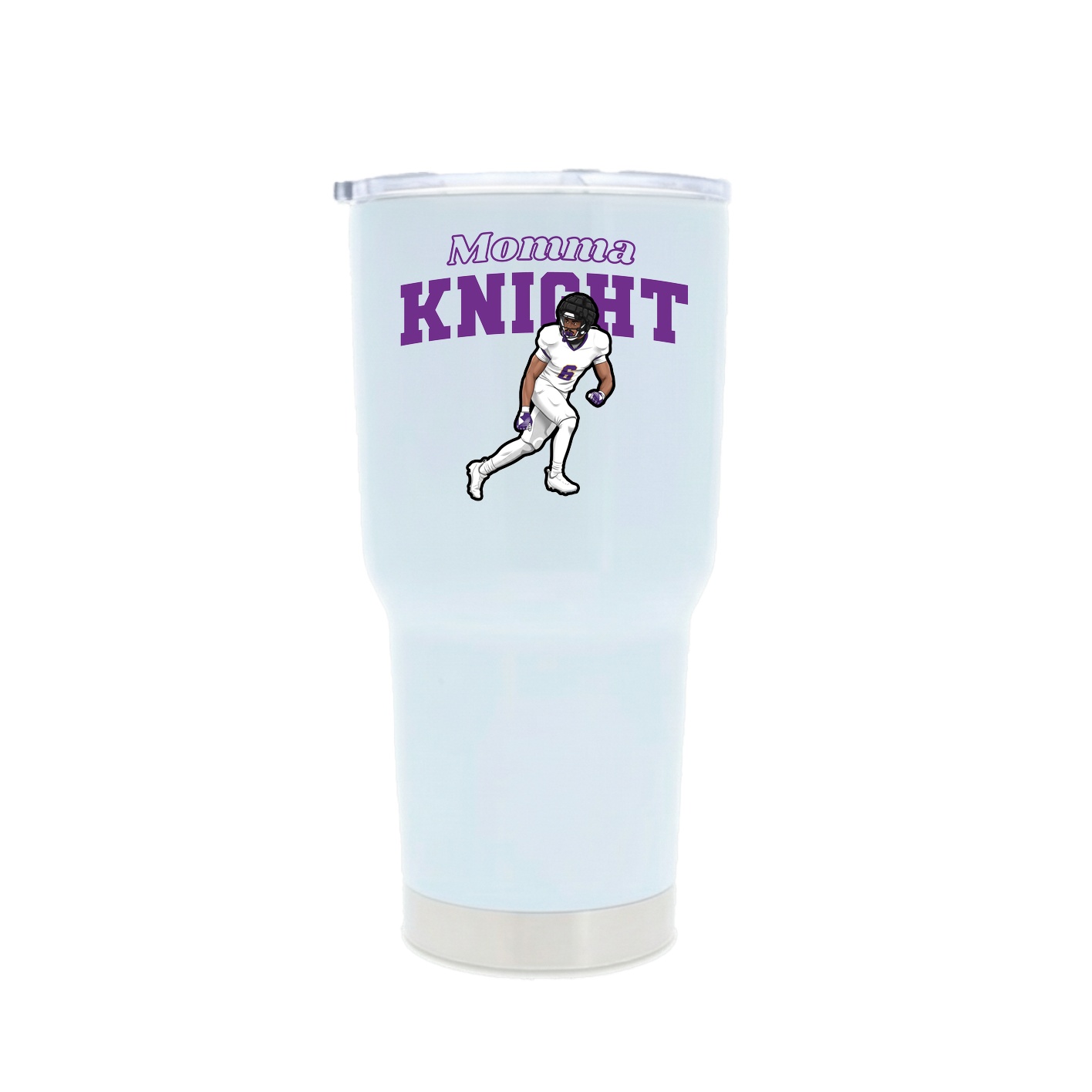 30oz Stainless Steel Tumbler — Mothers Day Block in White