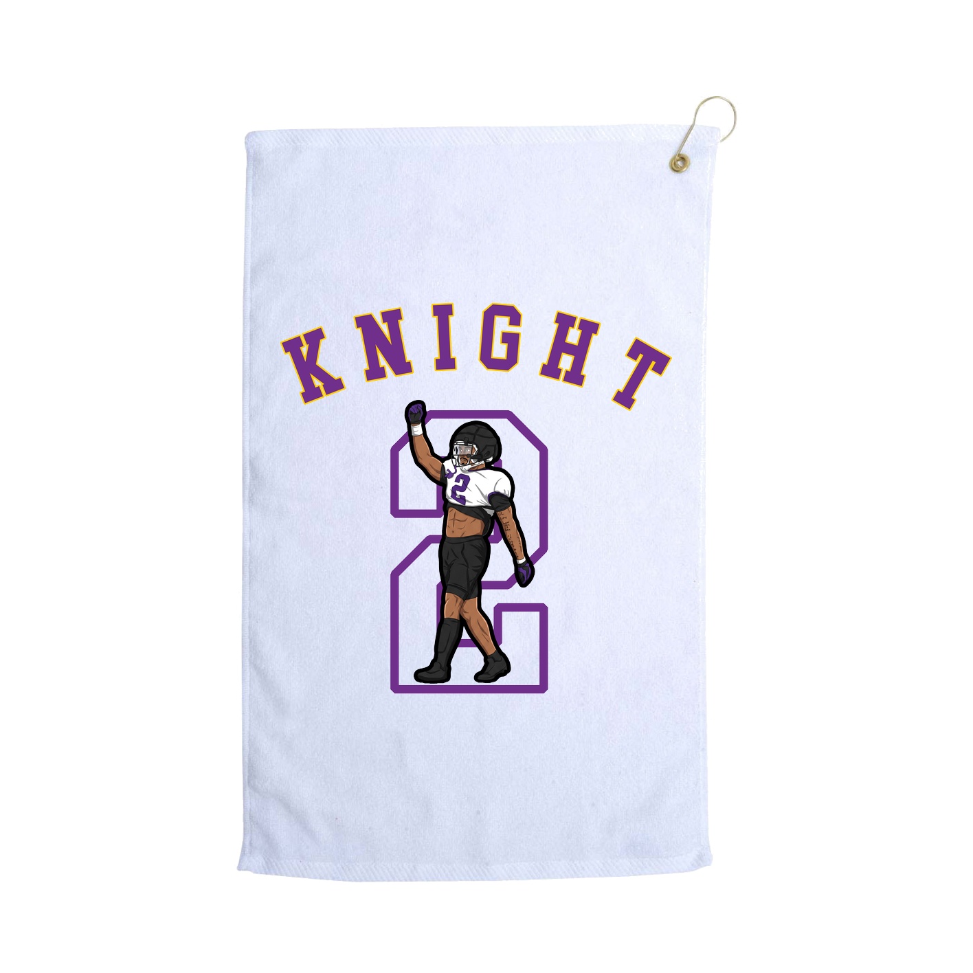 Golf Towel — Shirsey Arch in White