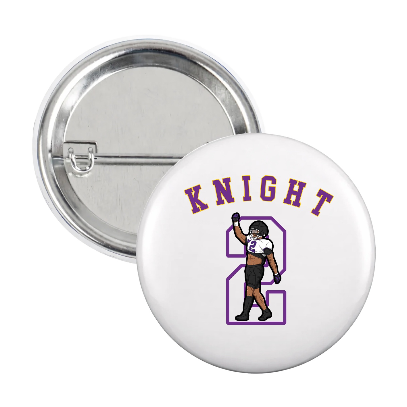 Game Day Button — Shirsey Arch in White