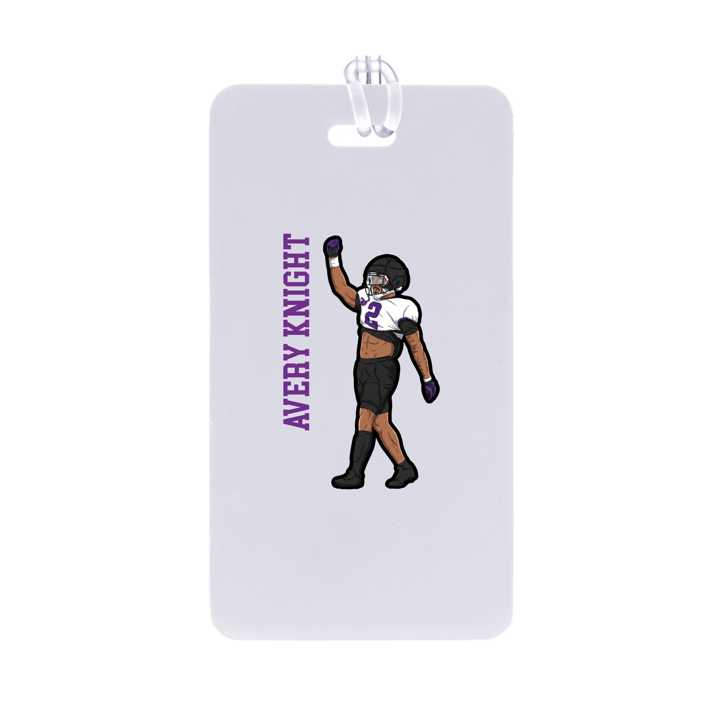 Bag Tag — Name Vertical in Classic