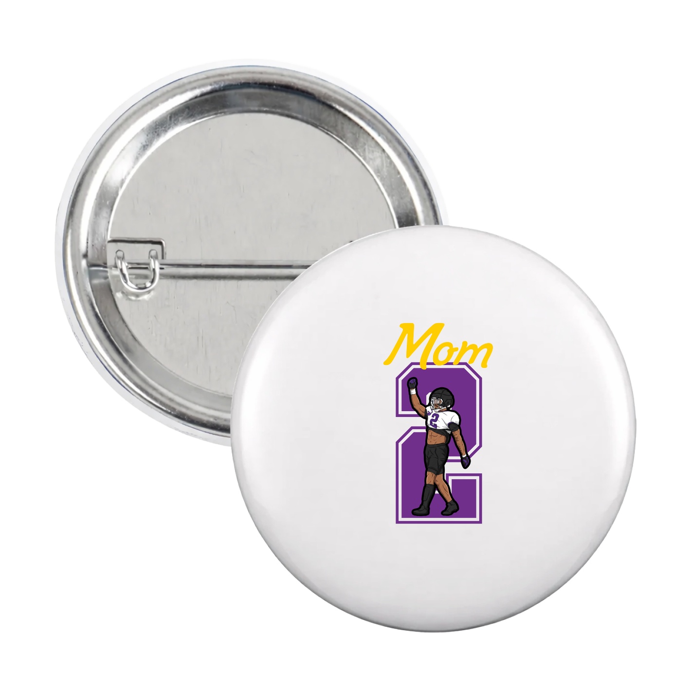 Game Day Button — Mothers Day Shirsey in White
