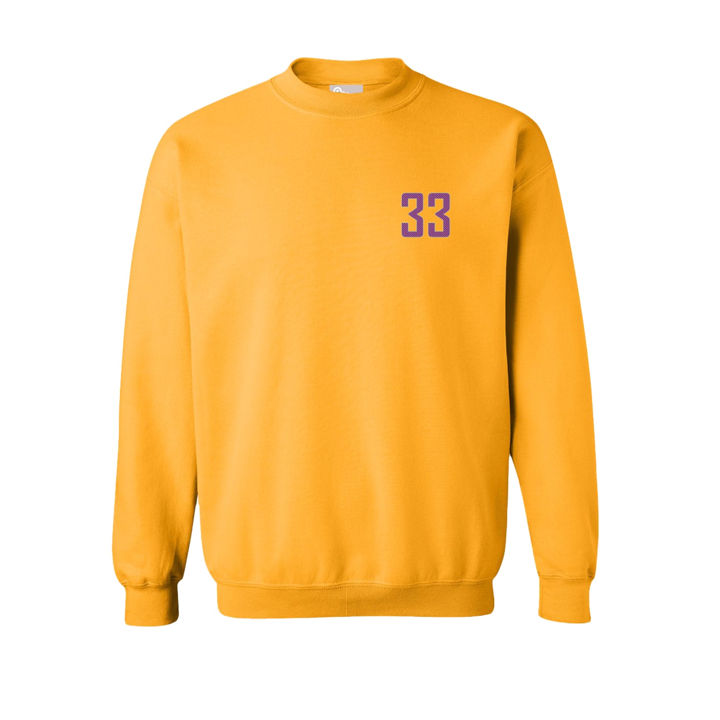 Fleece Crew — Front Shirsy in Gold