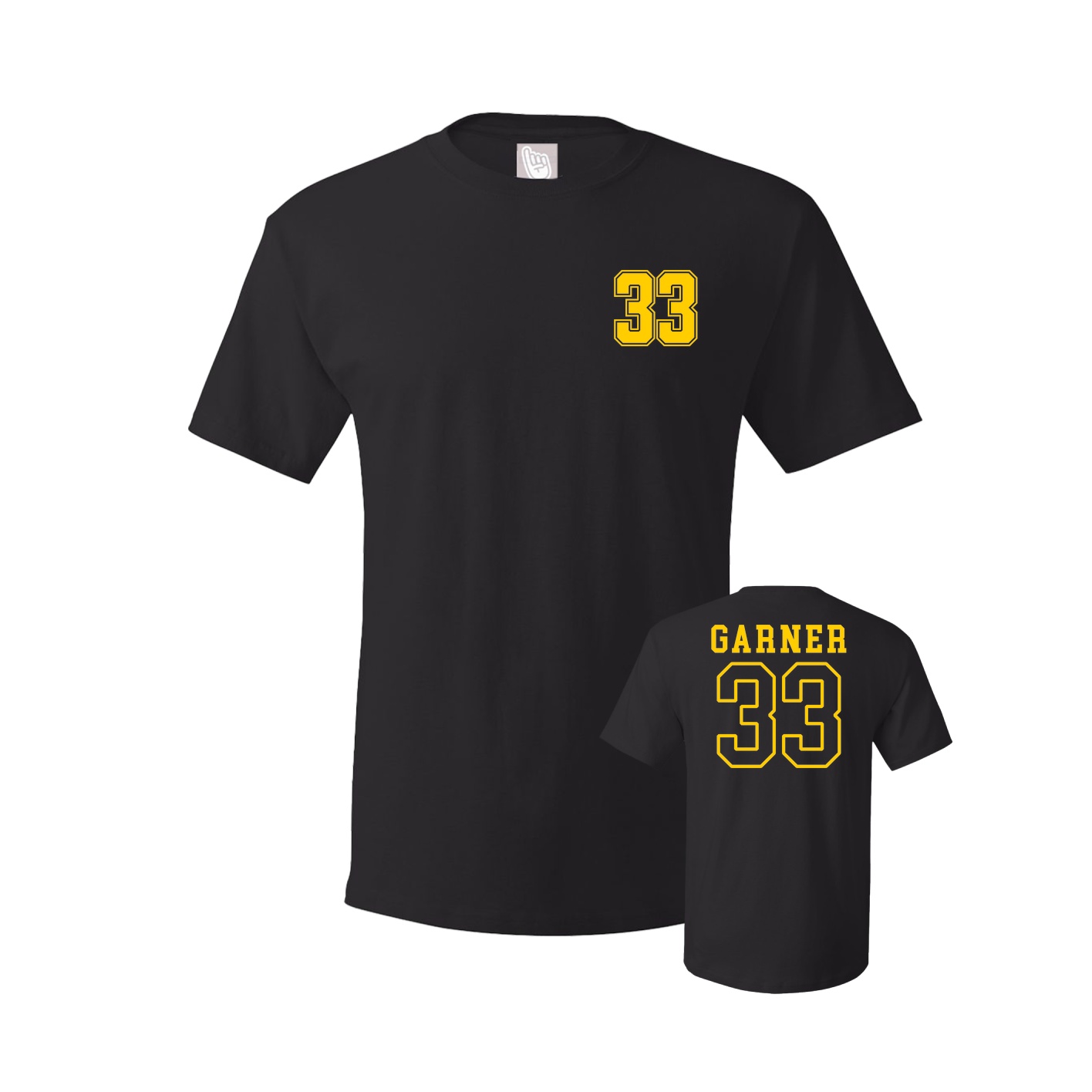 Youth Tee — Chest Back in Black