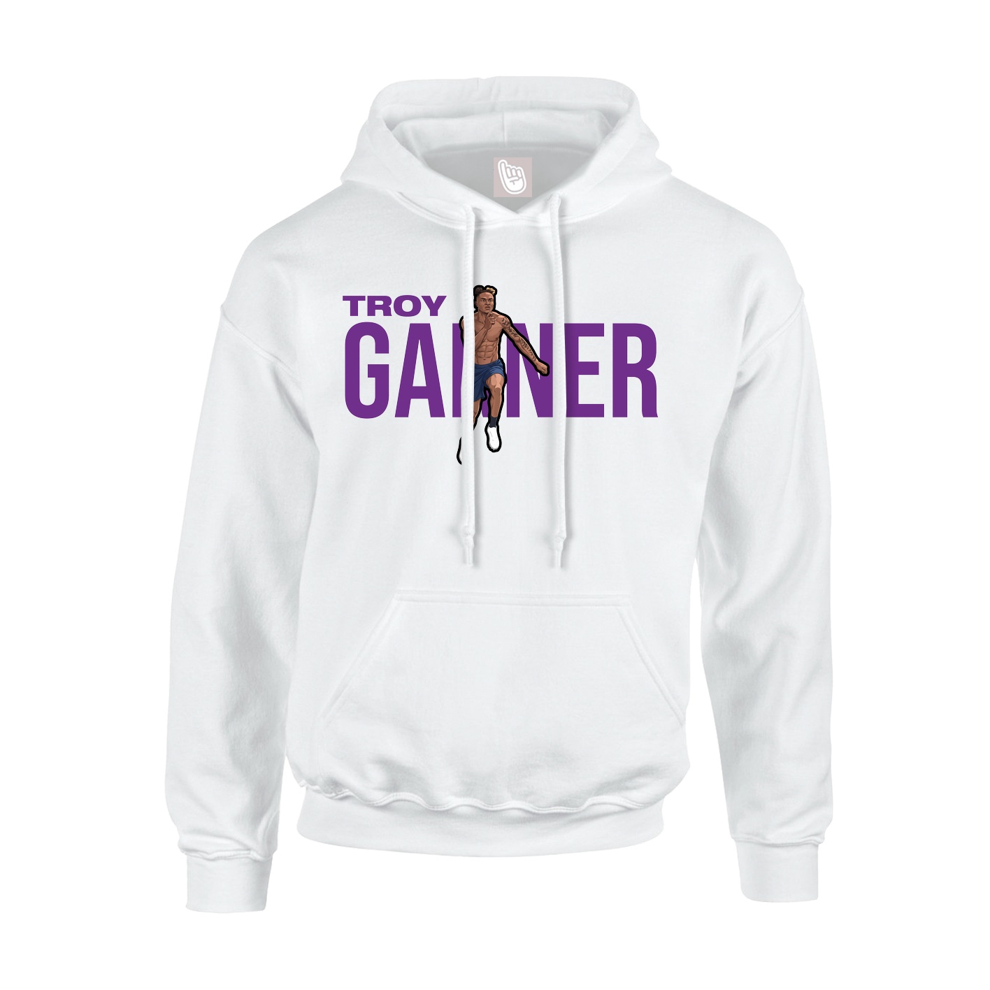 Hoodie — Player Name in White