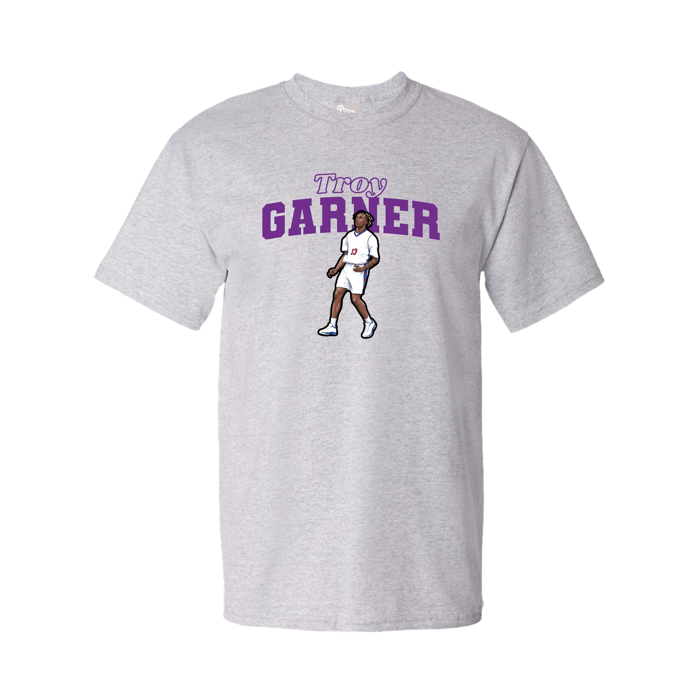 Tee — Name Arch in Grey