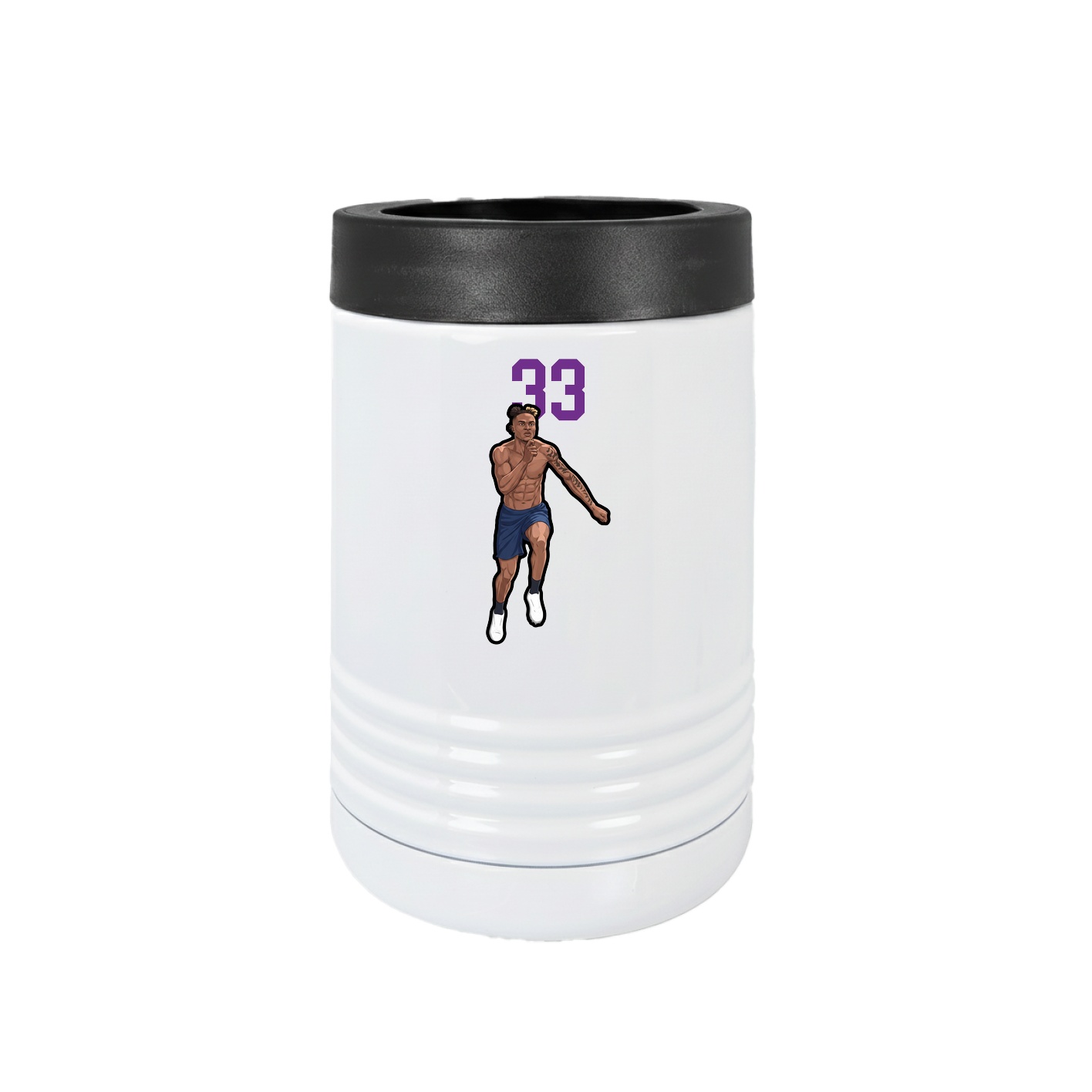 Beverage Holder — Number Top in White