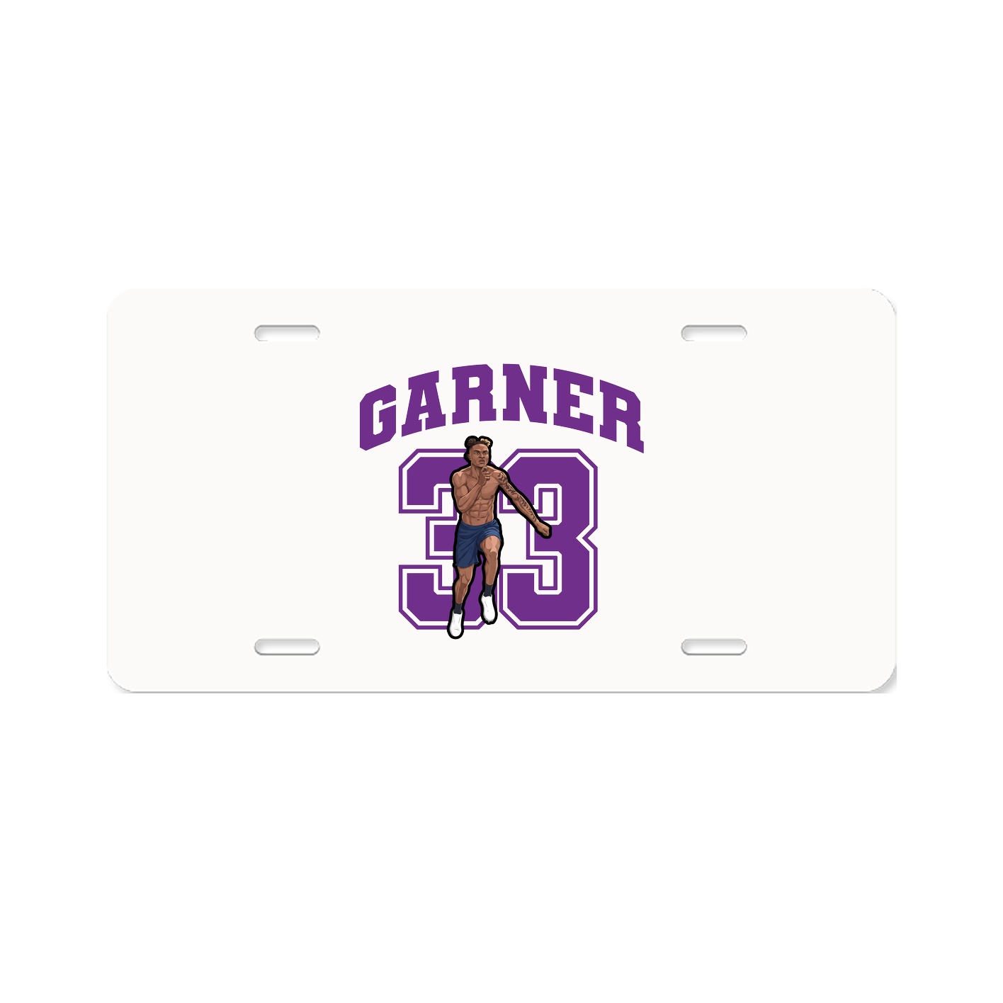 License Plate — Number in Classic