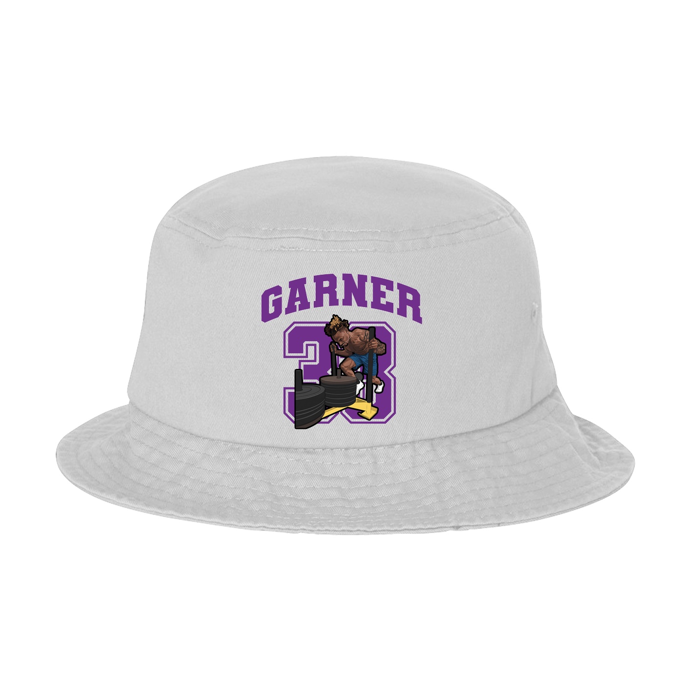 Bucket Cap — Number in White