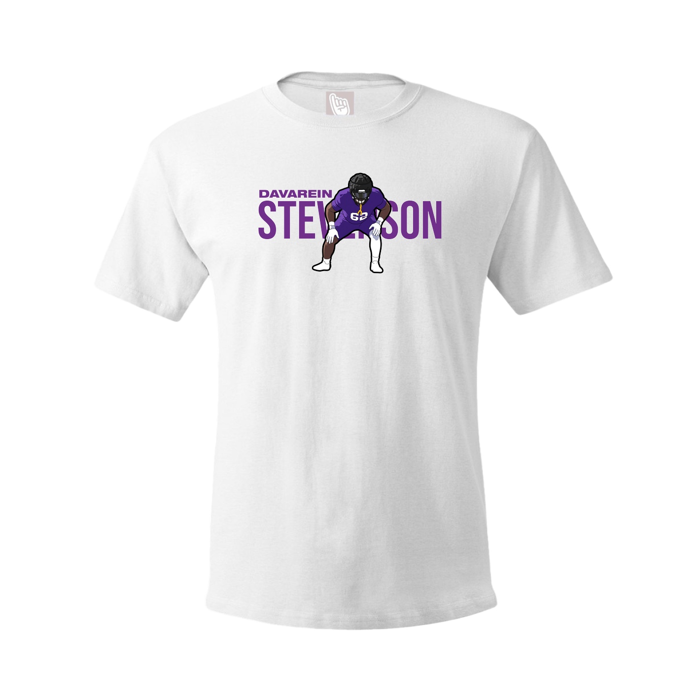 Youth Tee — Player Name in White