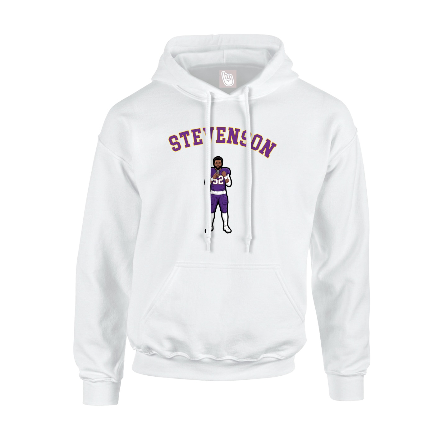 Youth Hoodie — Shirsey Arch in White