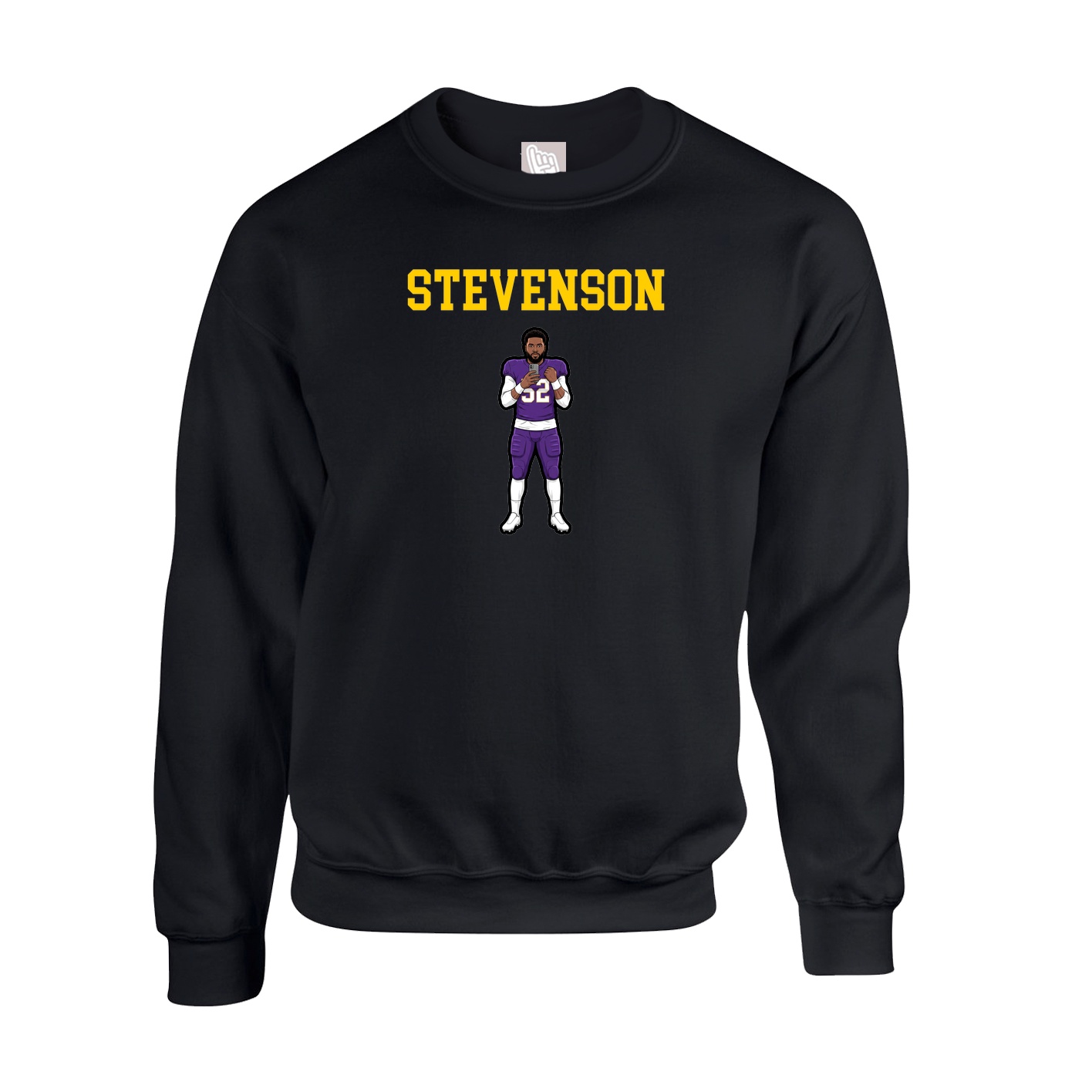 Fleece Crew — Shirsey in Black