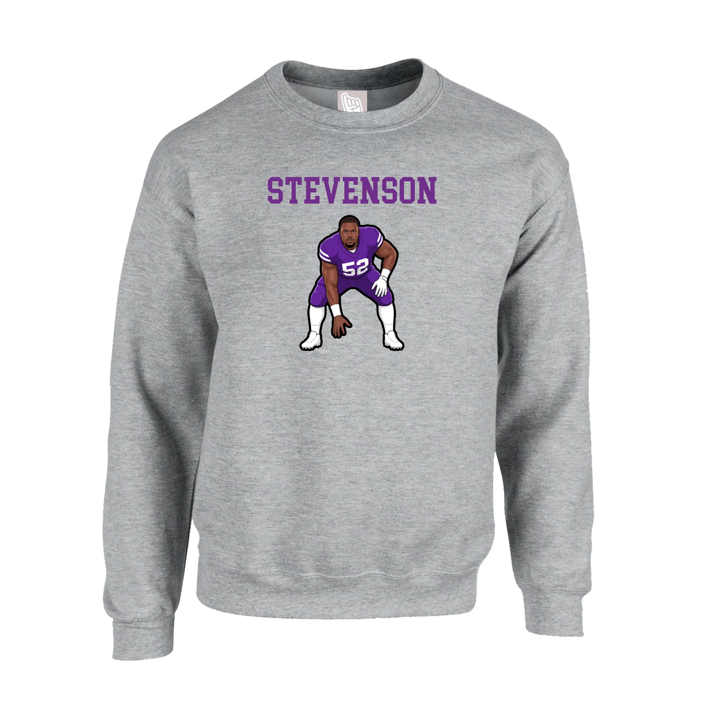 Fleece Crew — Shirsey in Grey