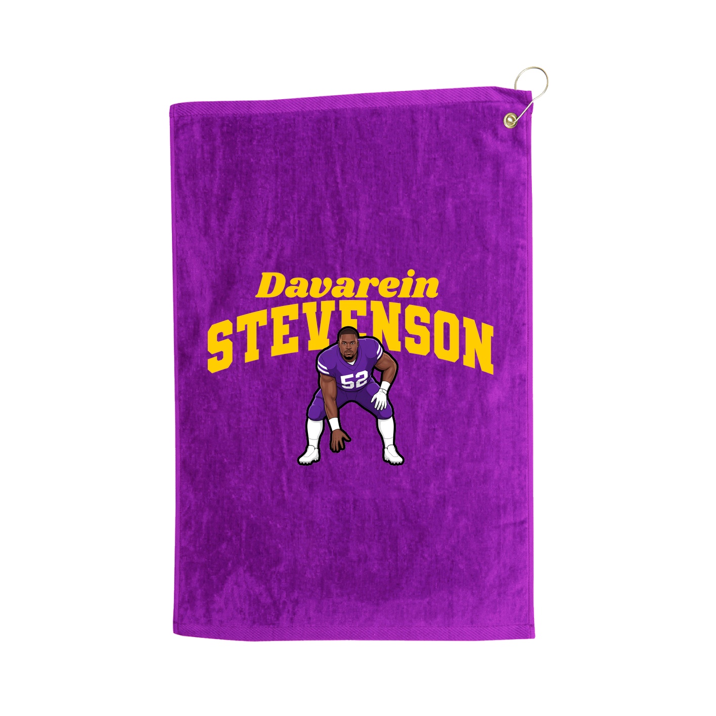 Golf Towel — Signature Arch in Purple
