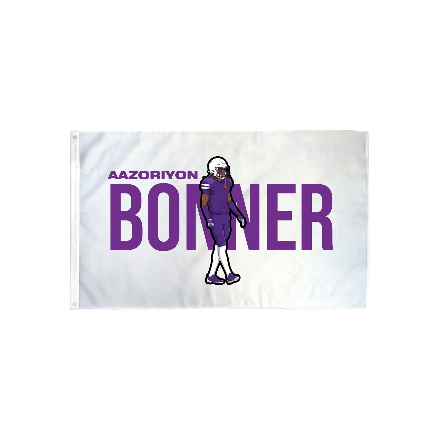 3x5 Flag — Player Name in Classic