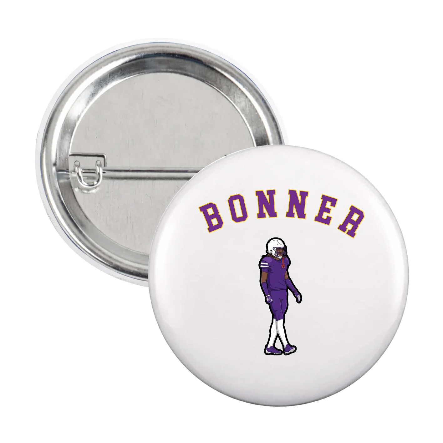 Game Day Button — Shirsey Arch in White