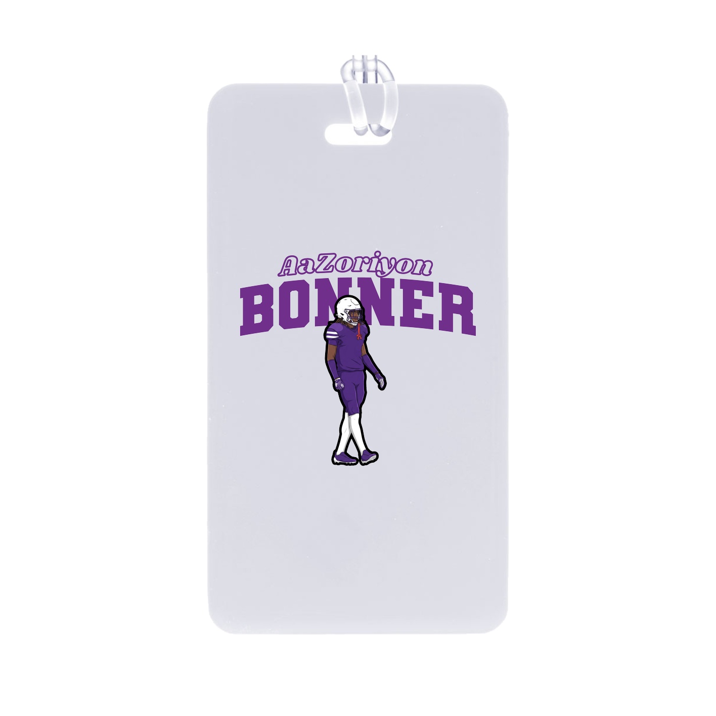 Bag Tag — Name Arch in Classic
