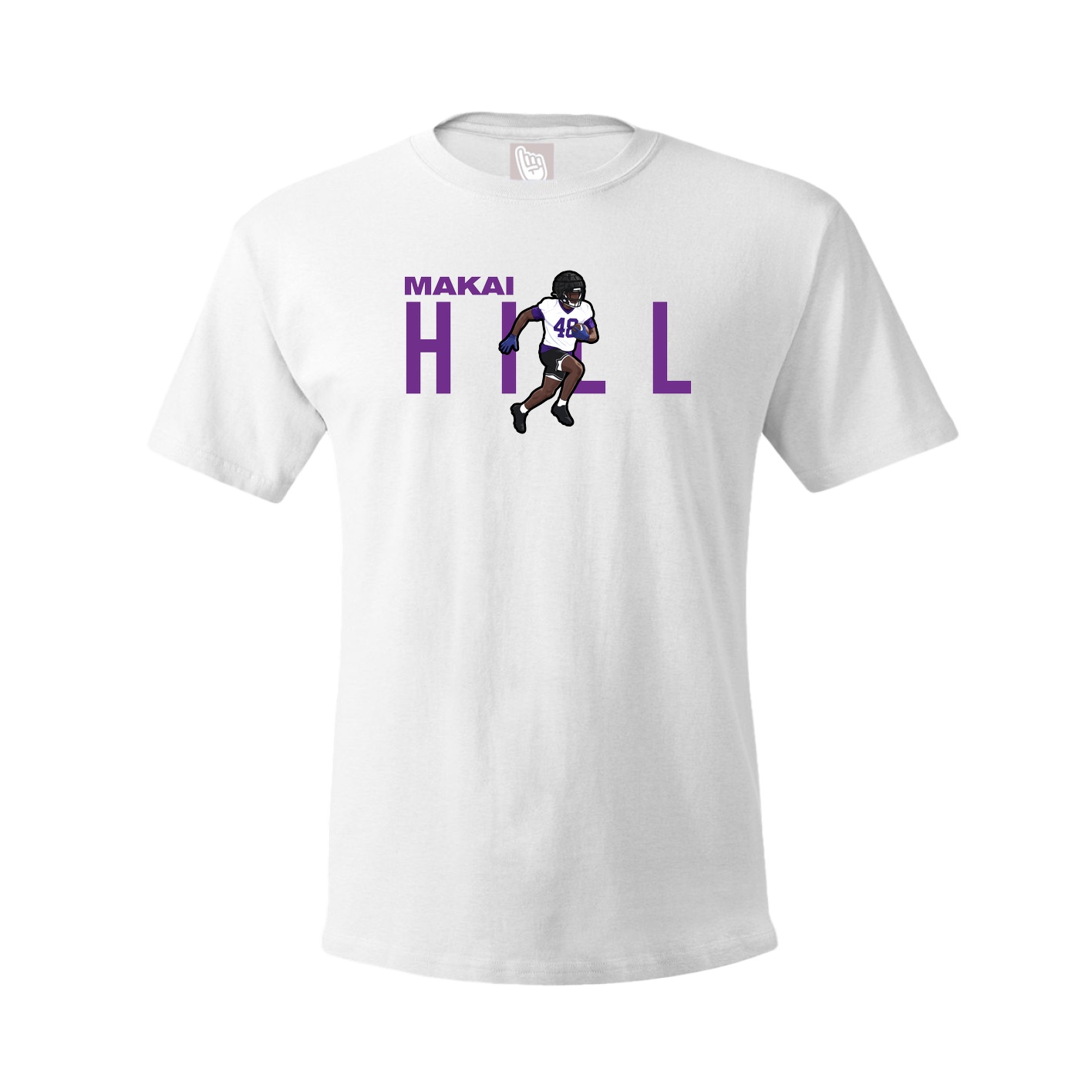 Youth Tee — Player Name in White