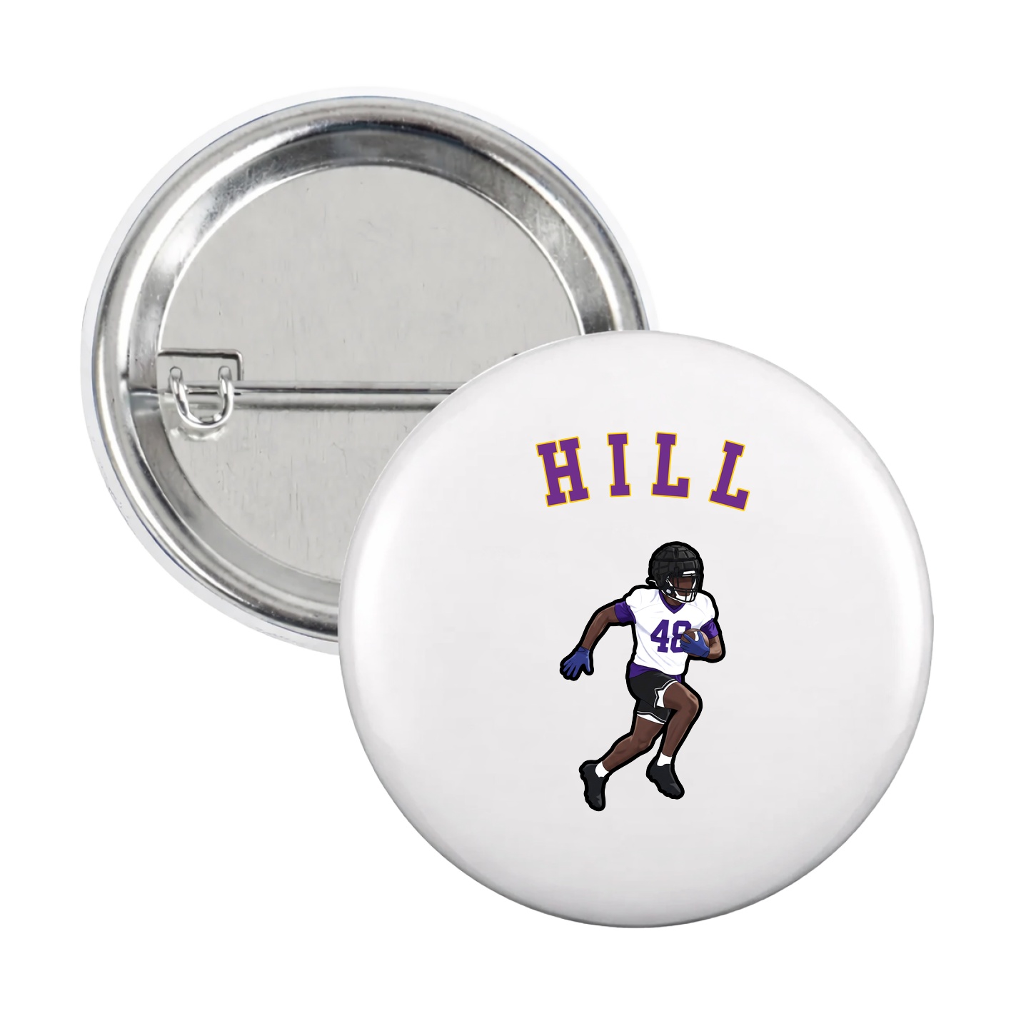 Game Day Button — Shirsey Arch in White