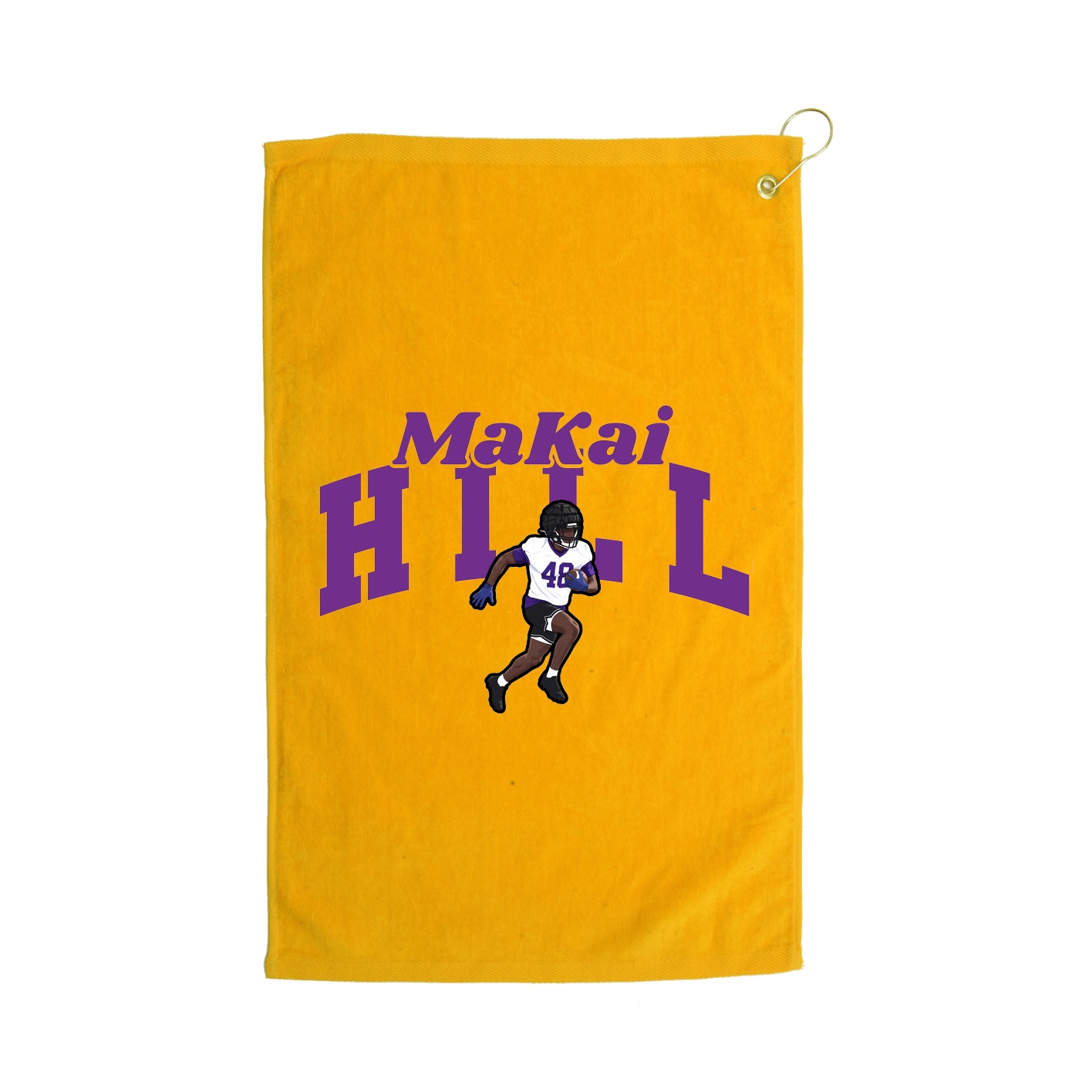 Golf Towel — Signature Arch in Gold