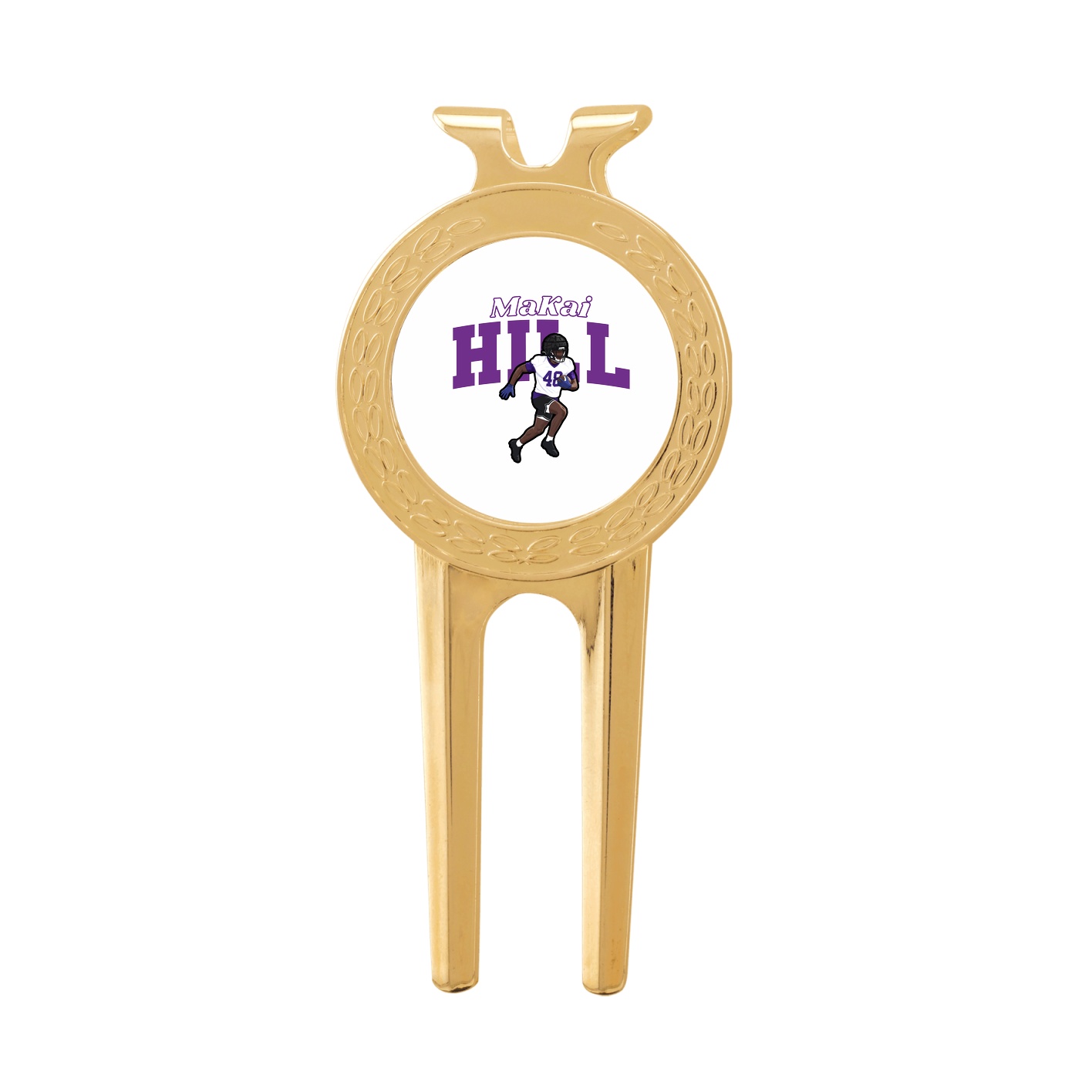 Divot Tool with Ball Marker — Name Arch in Classic